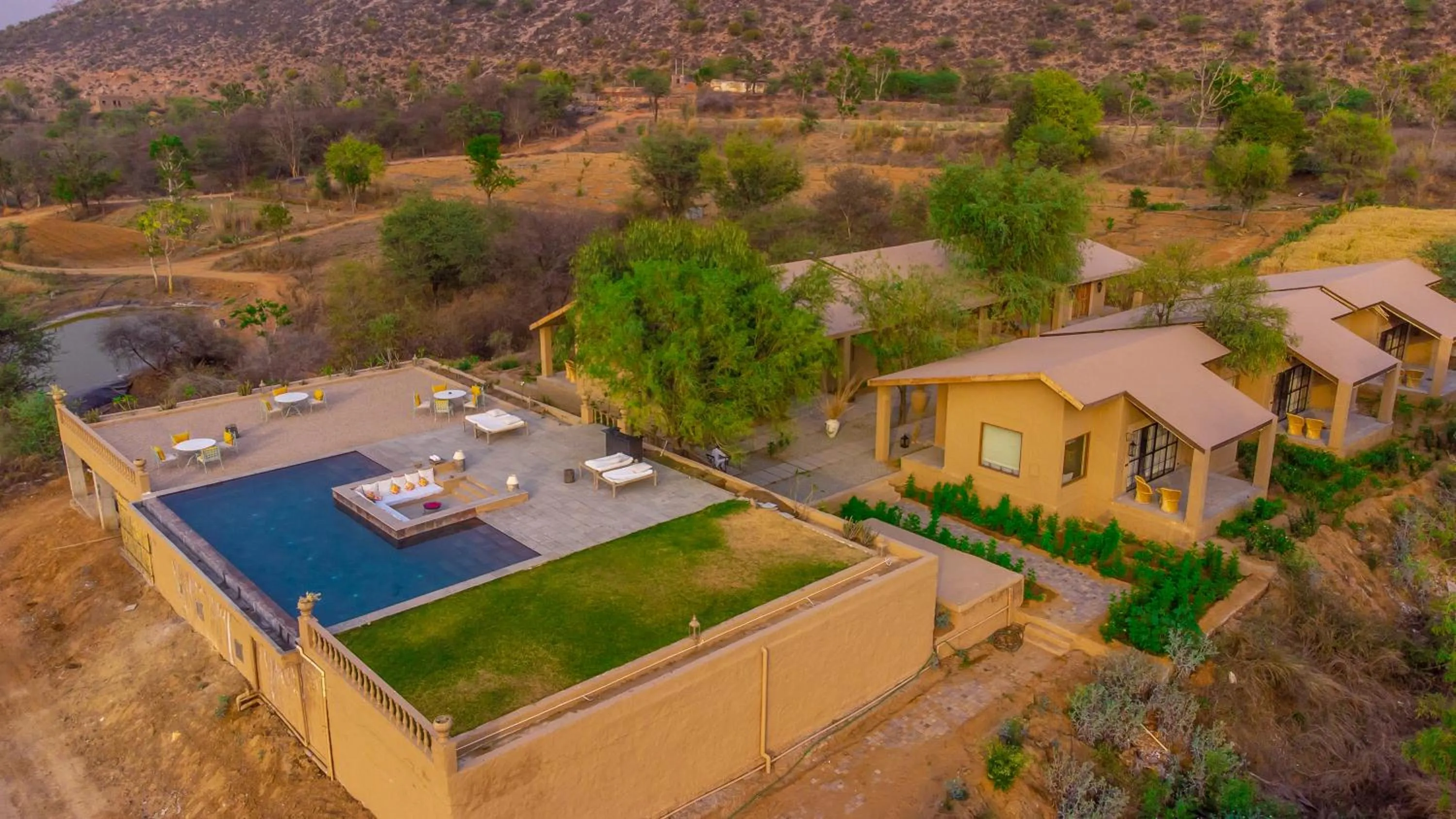 Natural landscape in Anopura Jaipur