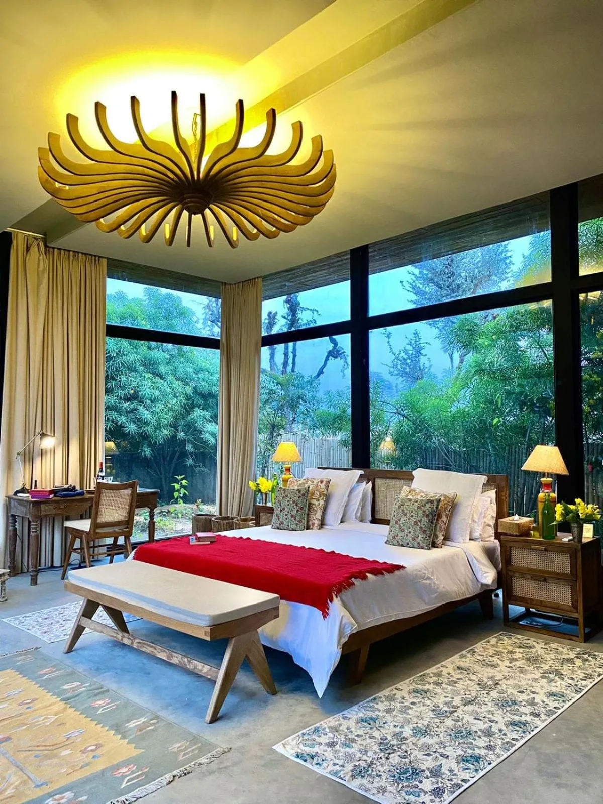 Bedroom, Bed in Anopura Jaipur