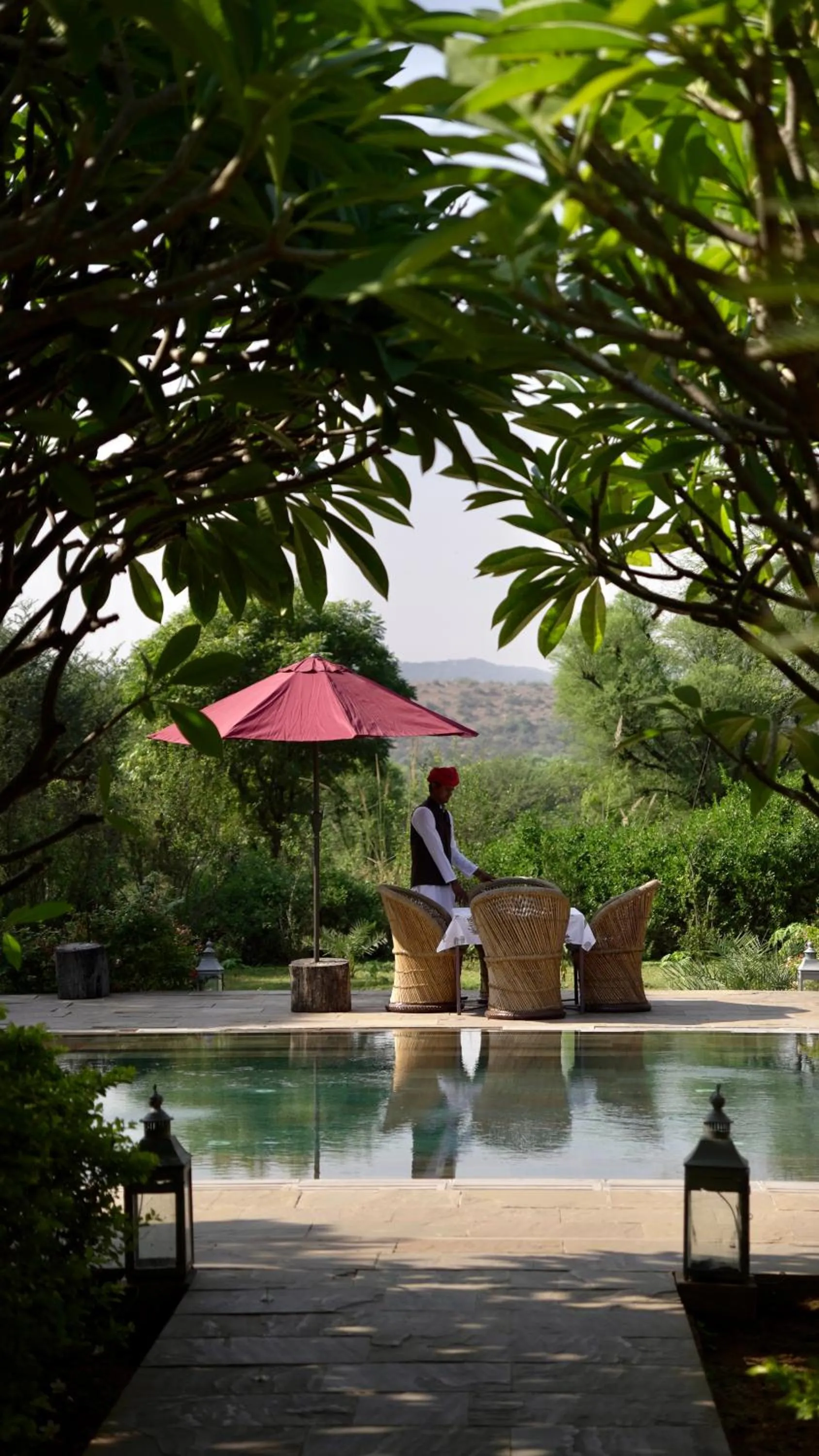 Swimming pool in Anopura Jaipur