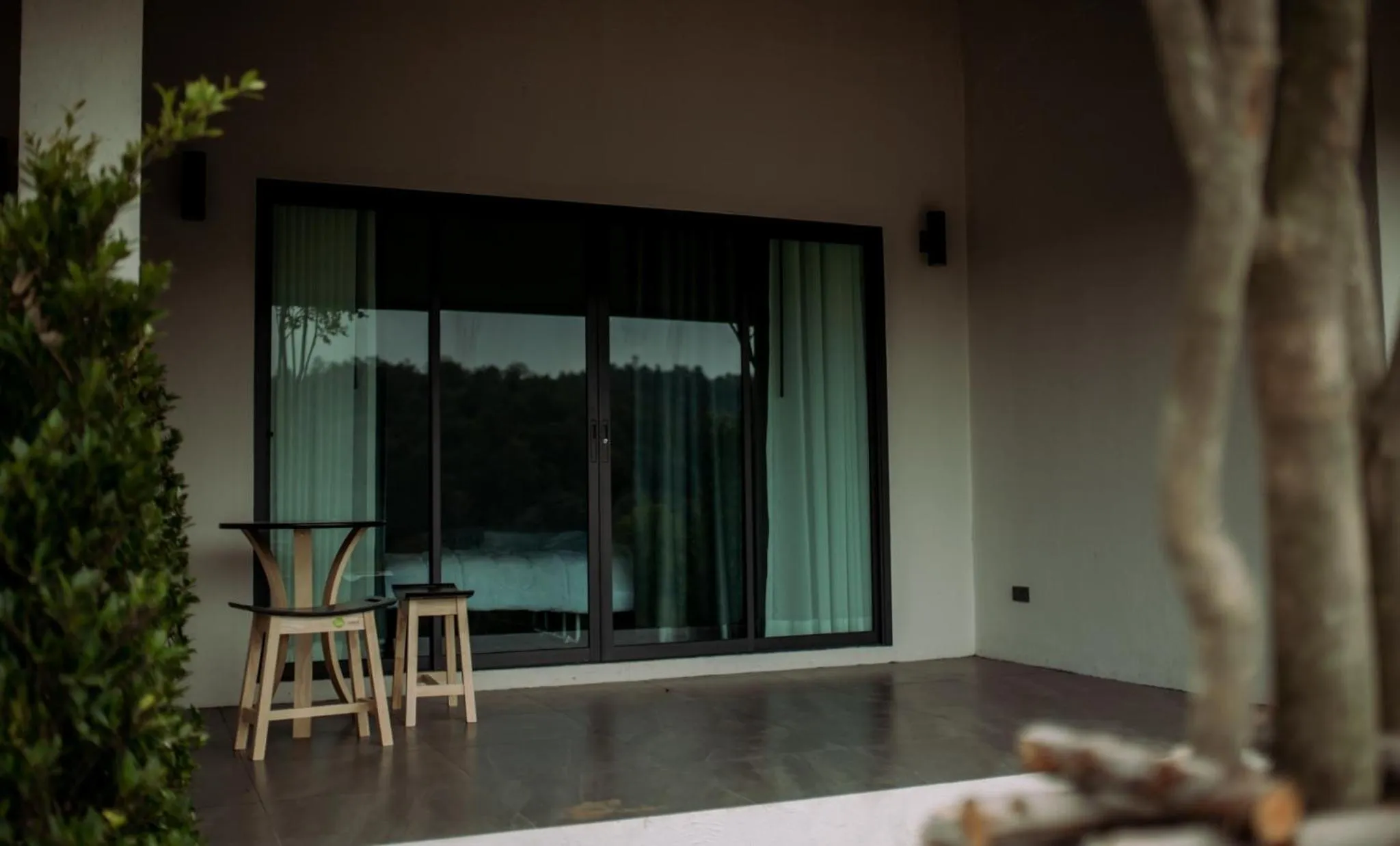 Balcony/Terrace in PASSA ผัสสะ Tea Plantation @Mae On