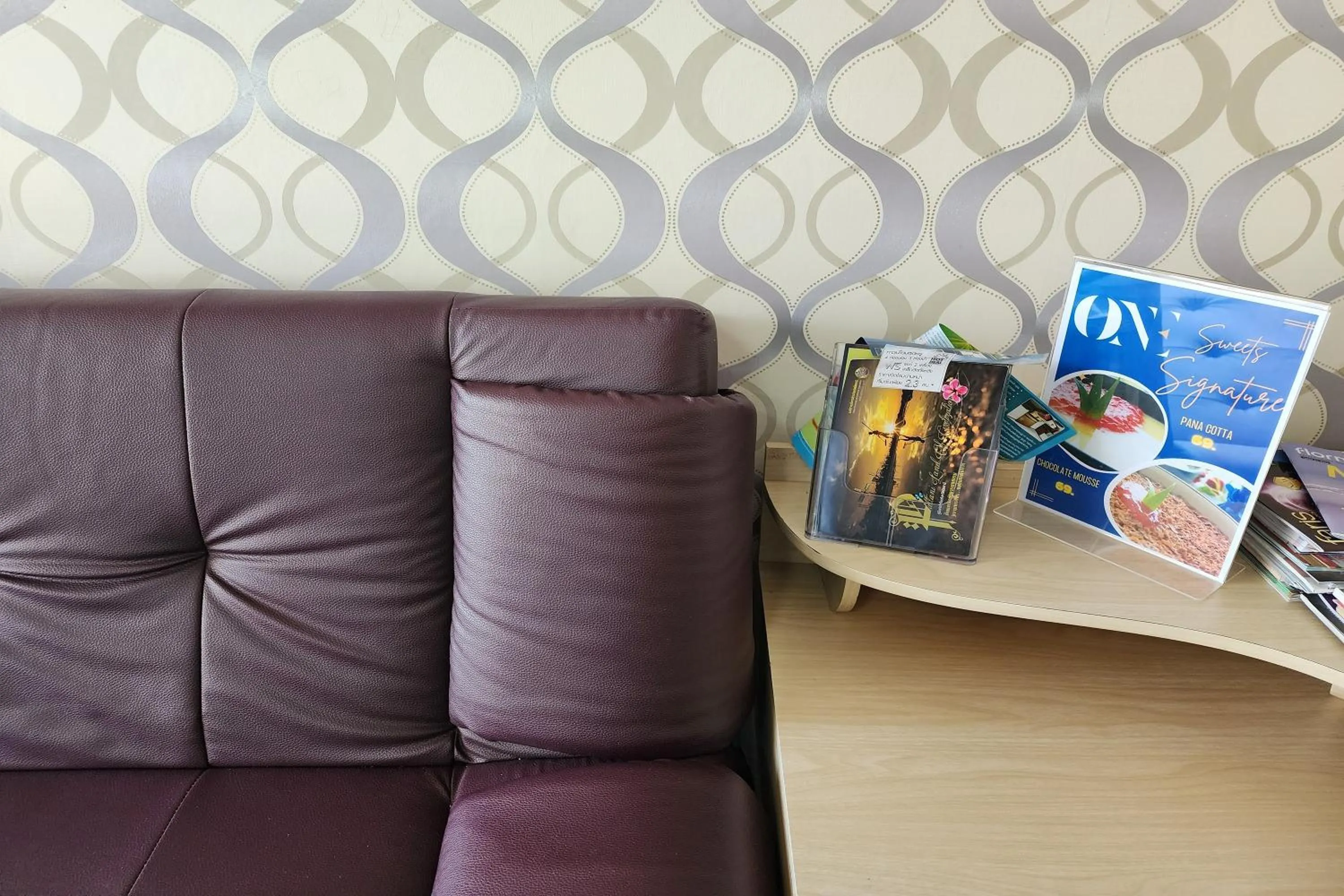 Seating area in ONE Residence