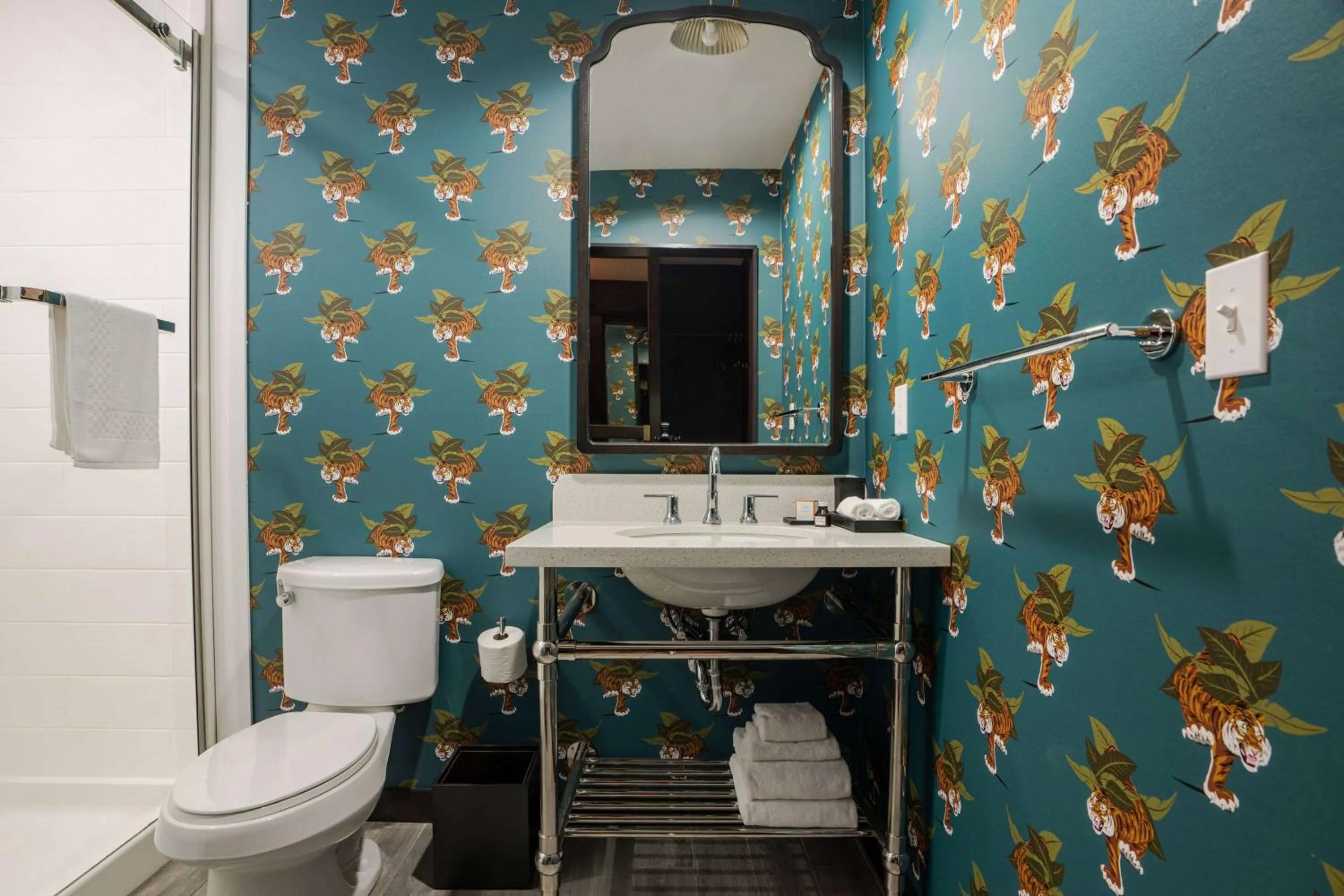 Bathroom in Origin Baton Rouge, a Wyndham Hotel