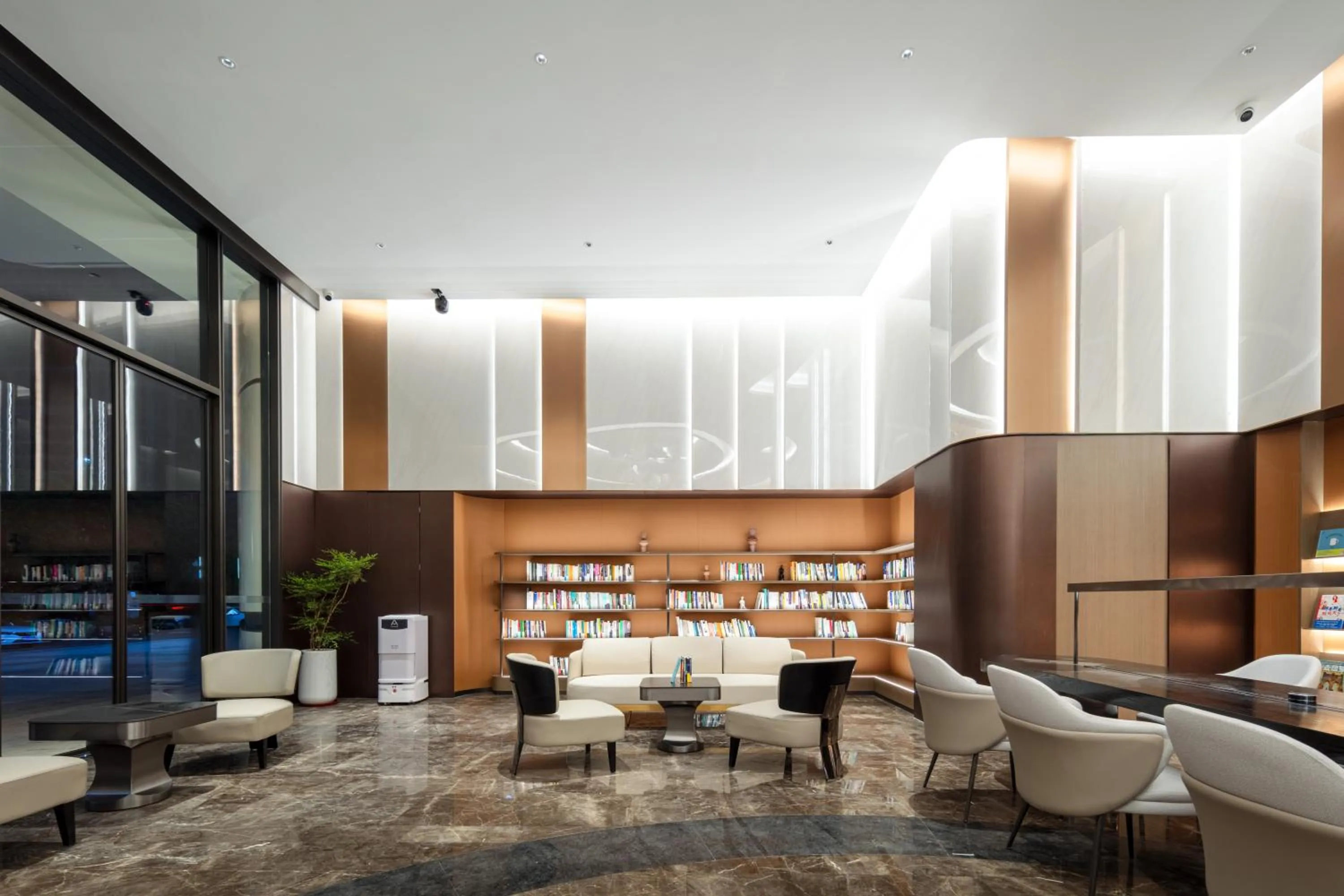 Lobby or reception in Atour Hotel Meizhou West Station R&F Center