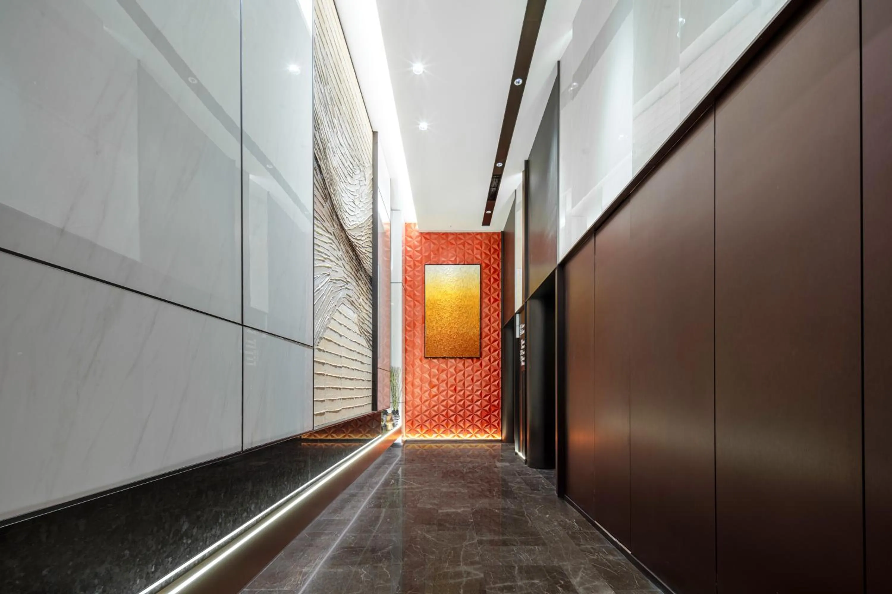 Lobby or reception in Atour Hotel Meizhou West Station R&F Center