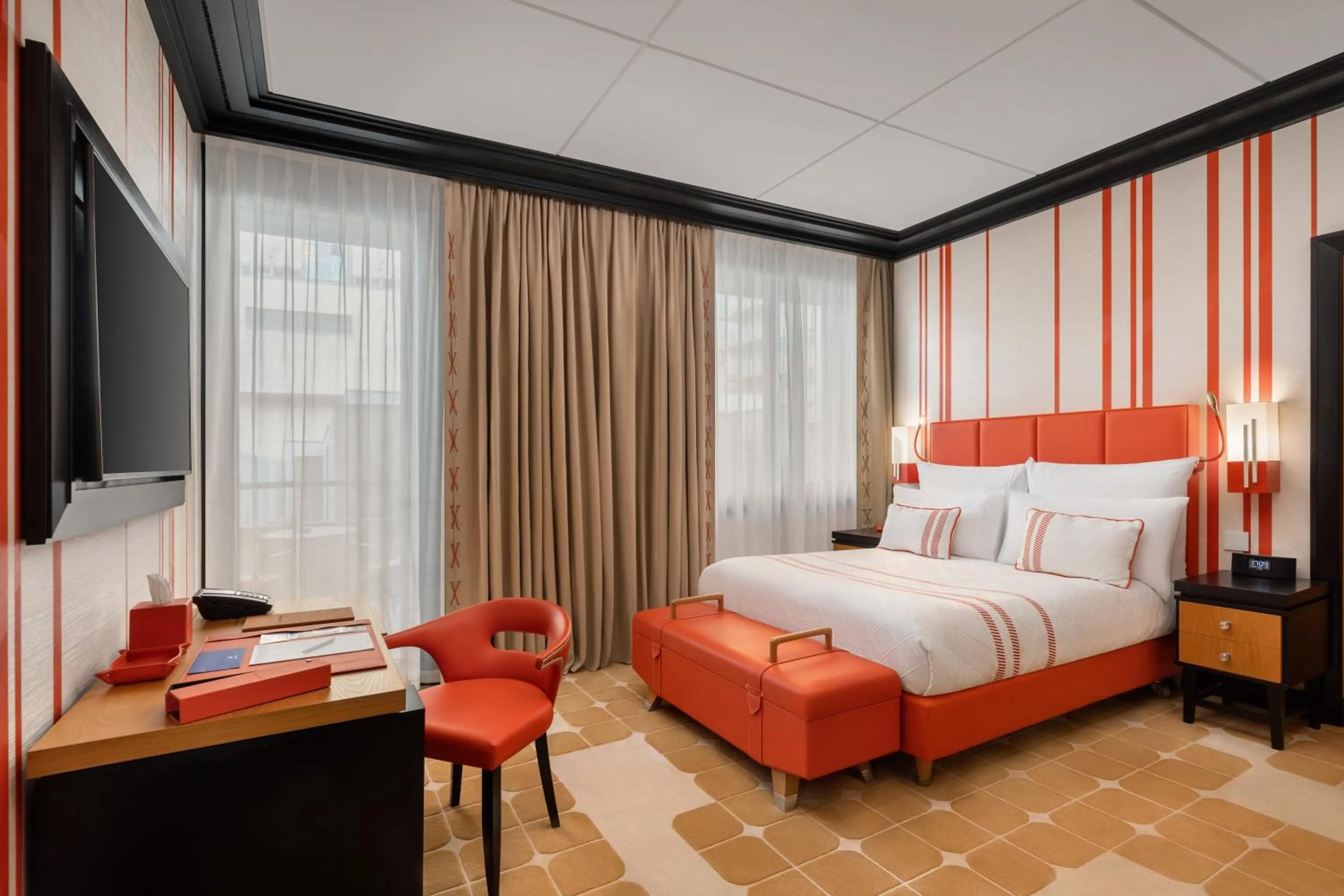 Bed in Dinamo Hotel Baku