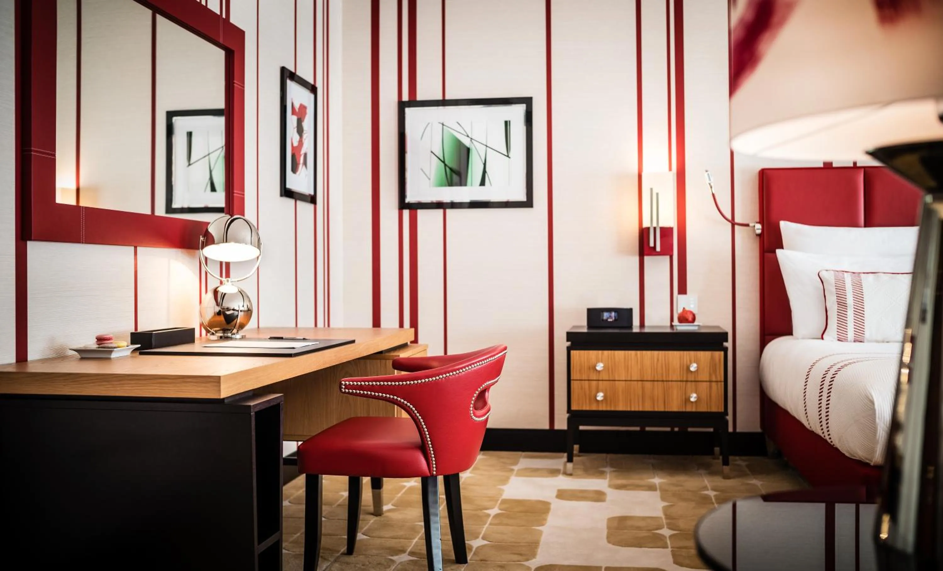 Bed in Dinamo Hotel Baku