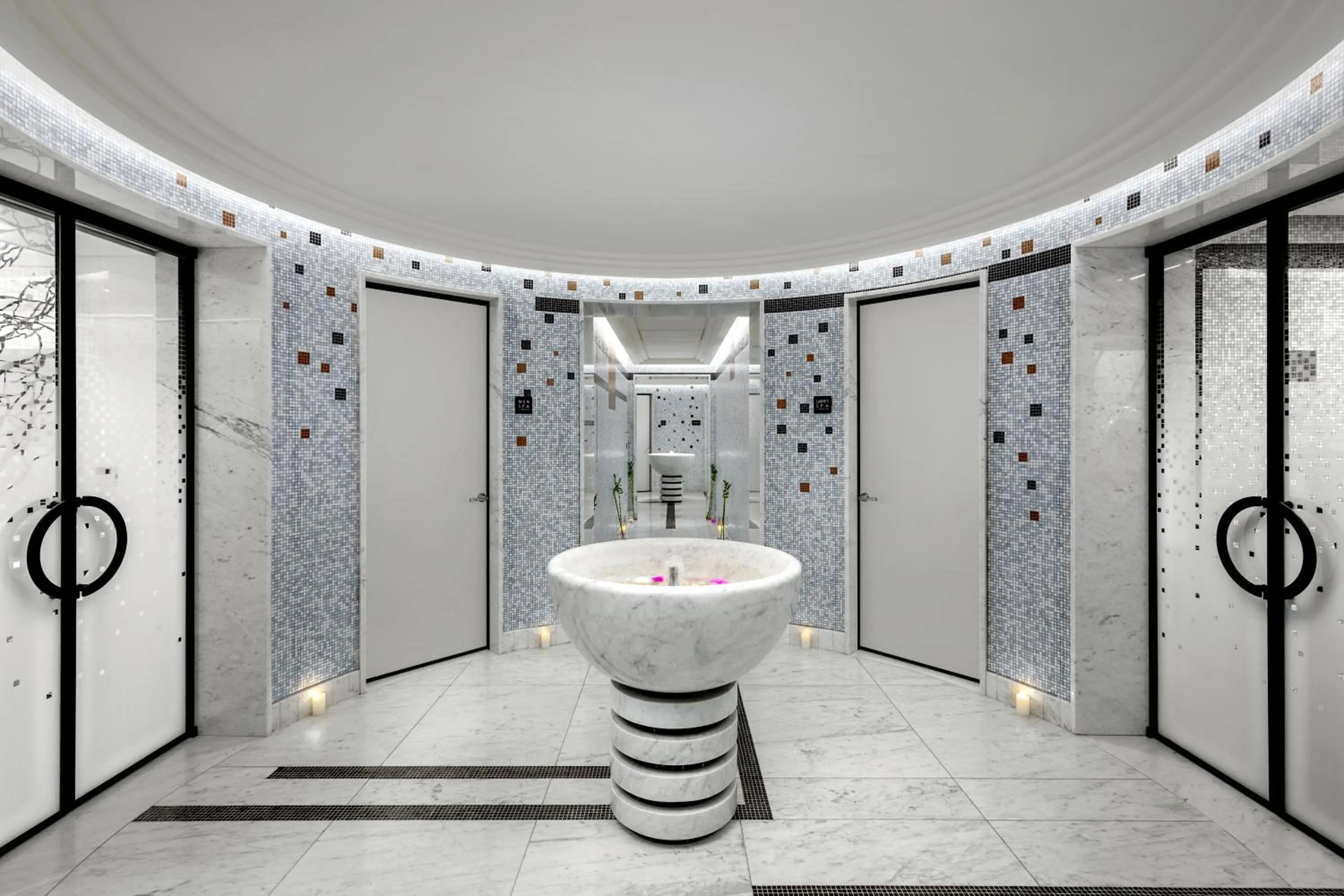 Swimming pool in Dinamo Hotel Baku