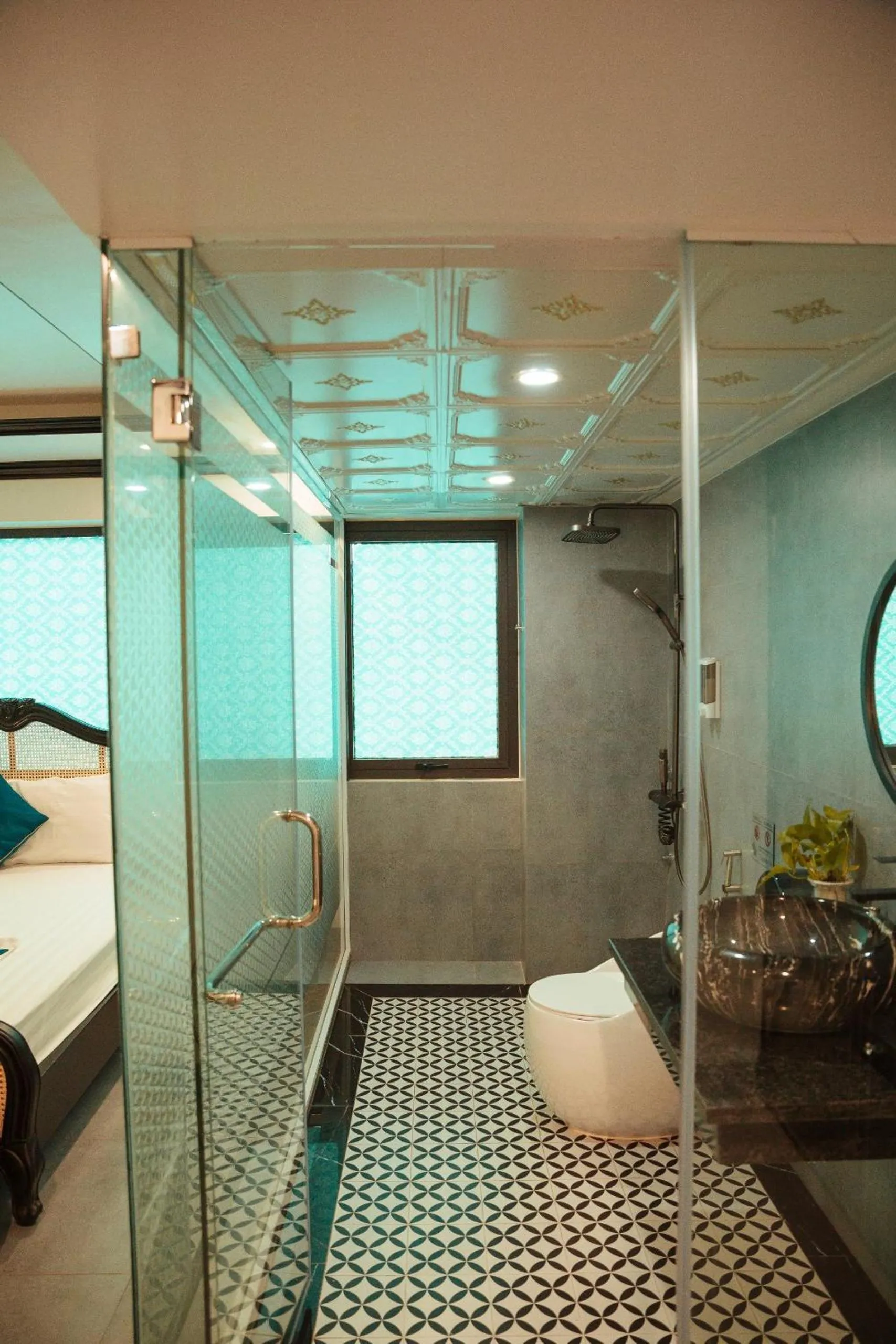 Bathroom in Sky Hotel Bắc Giang