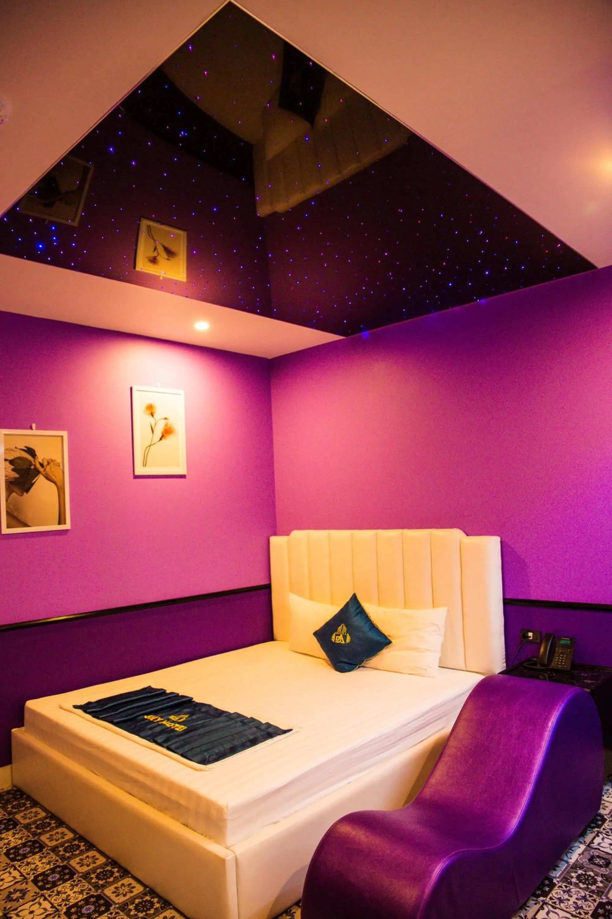 Bedroom, Bed in Sky Hotel Bắc Giang