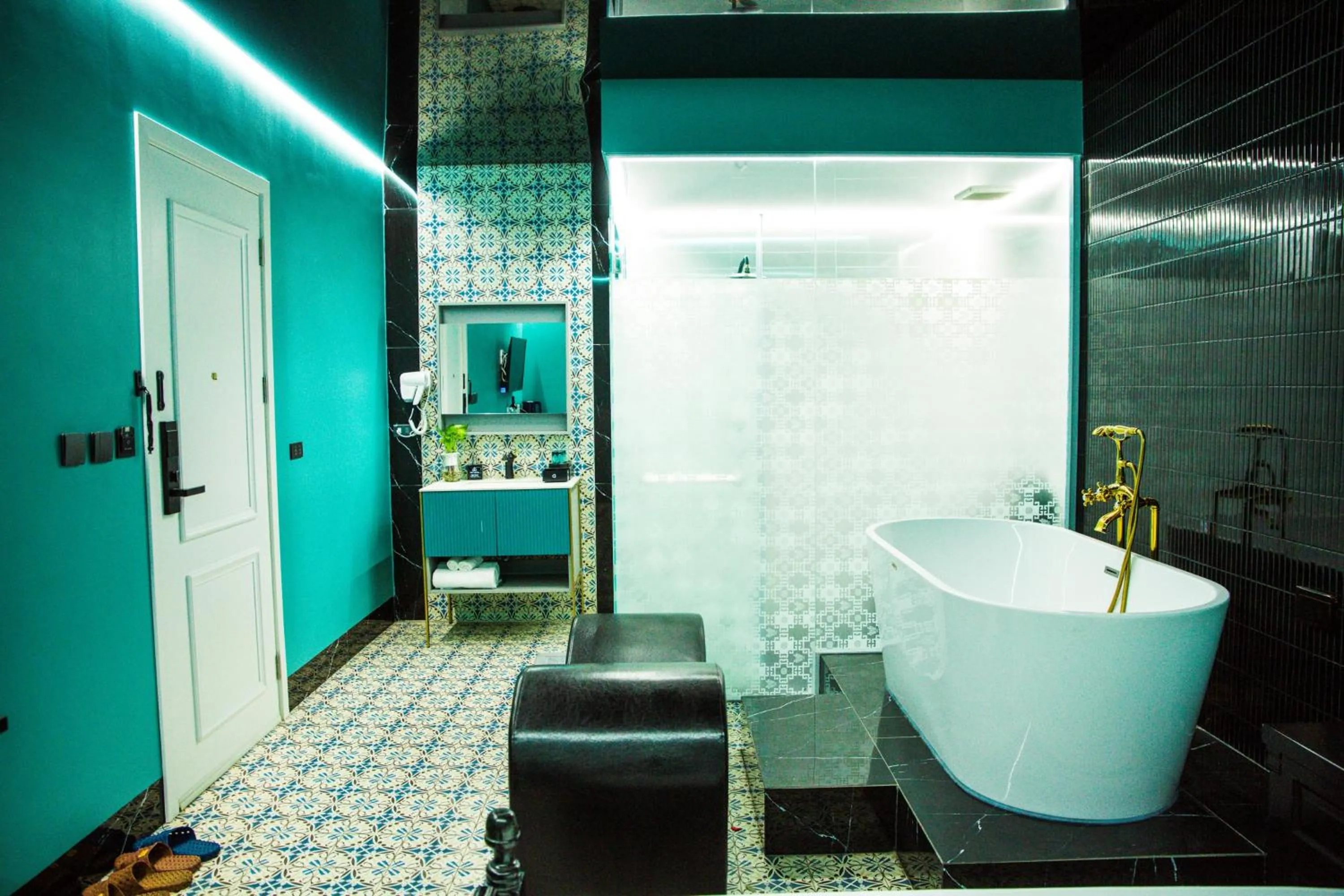 Bathroom in Sky Hotel Bắc Giang
