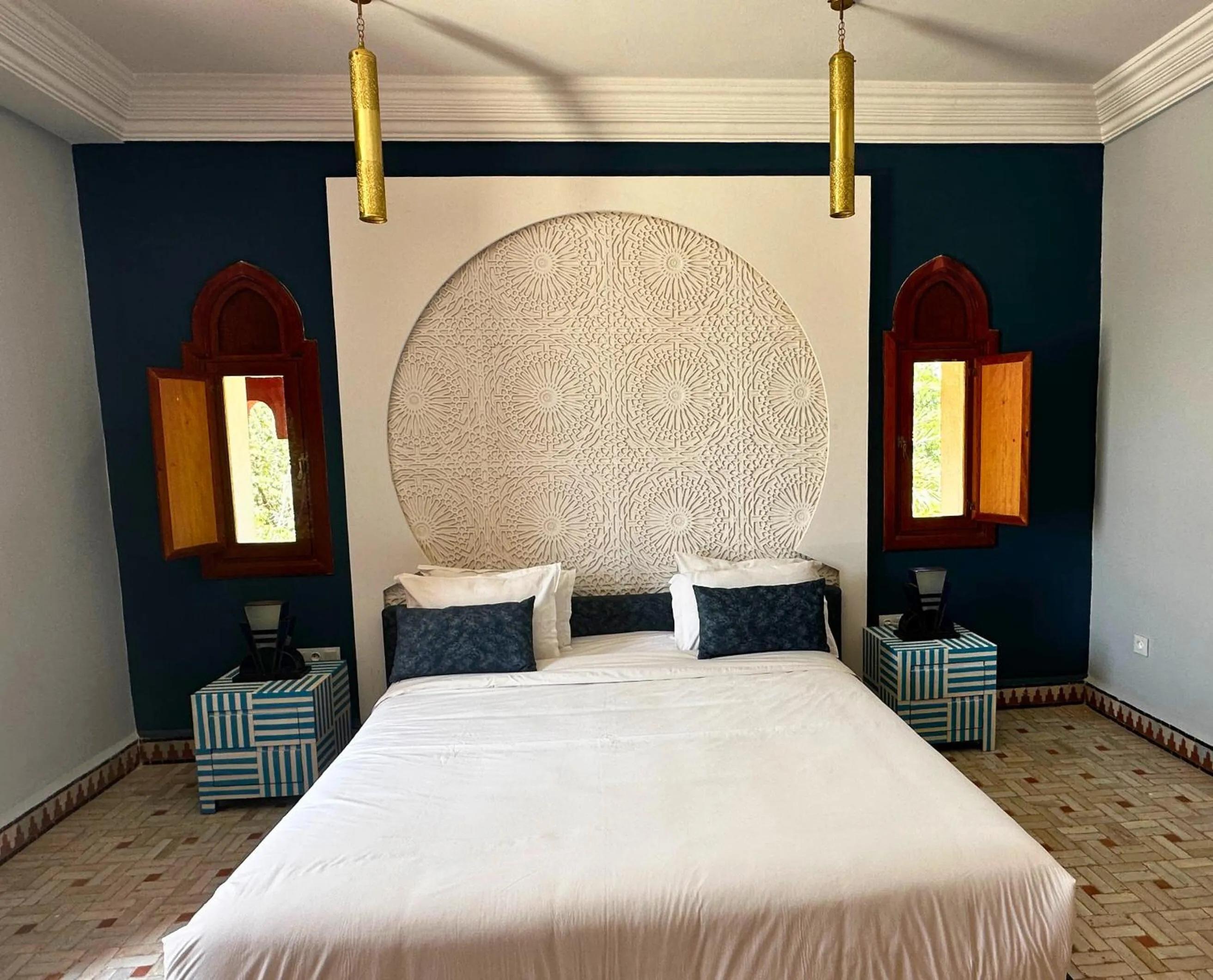 Bedroom, Bed in Nomadz Palace