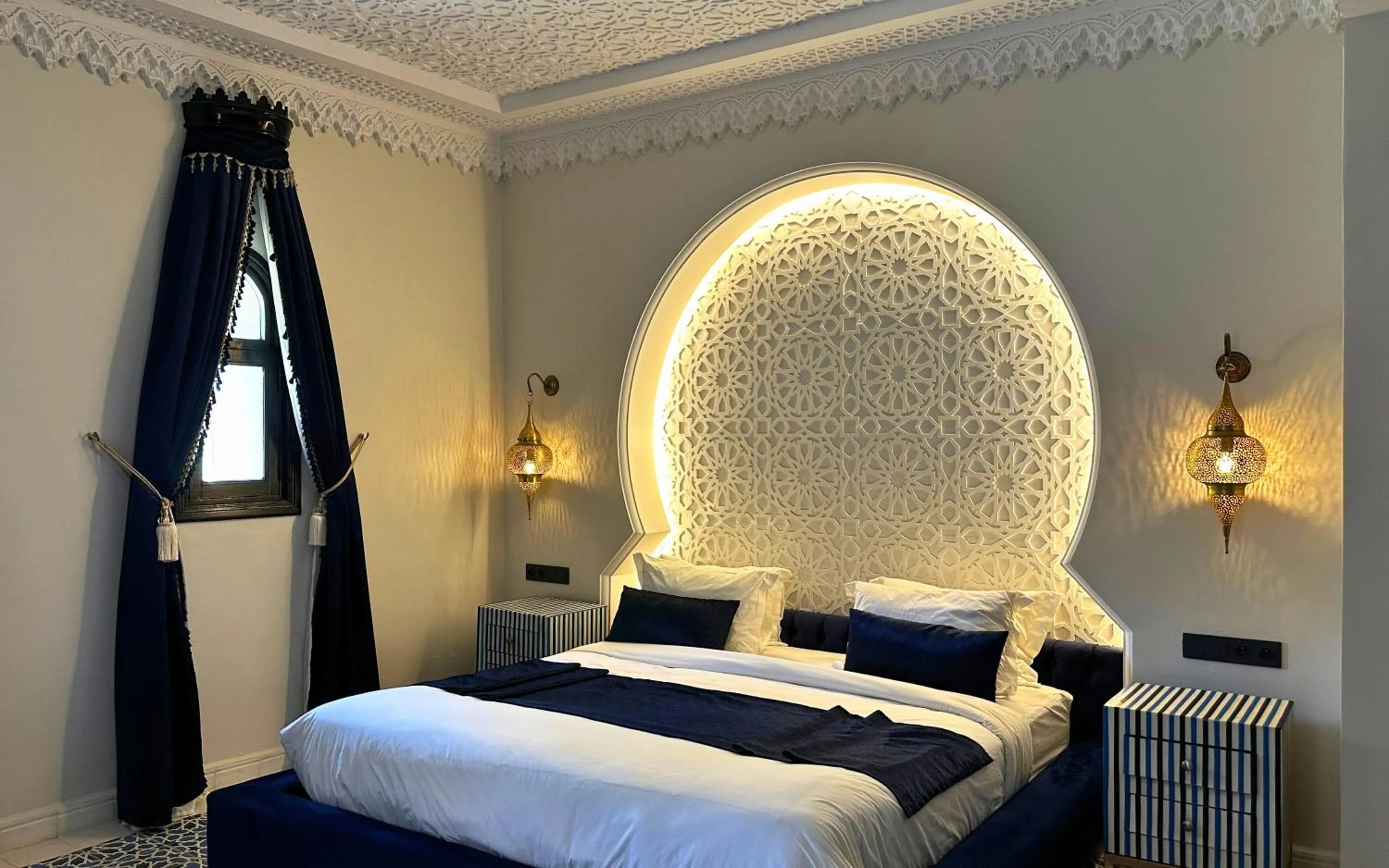 Bedroom, Bed in Nomadz Palace