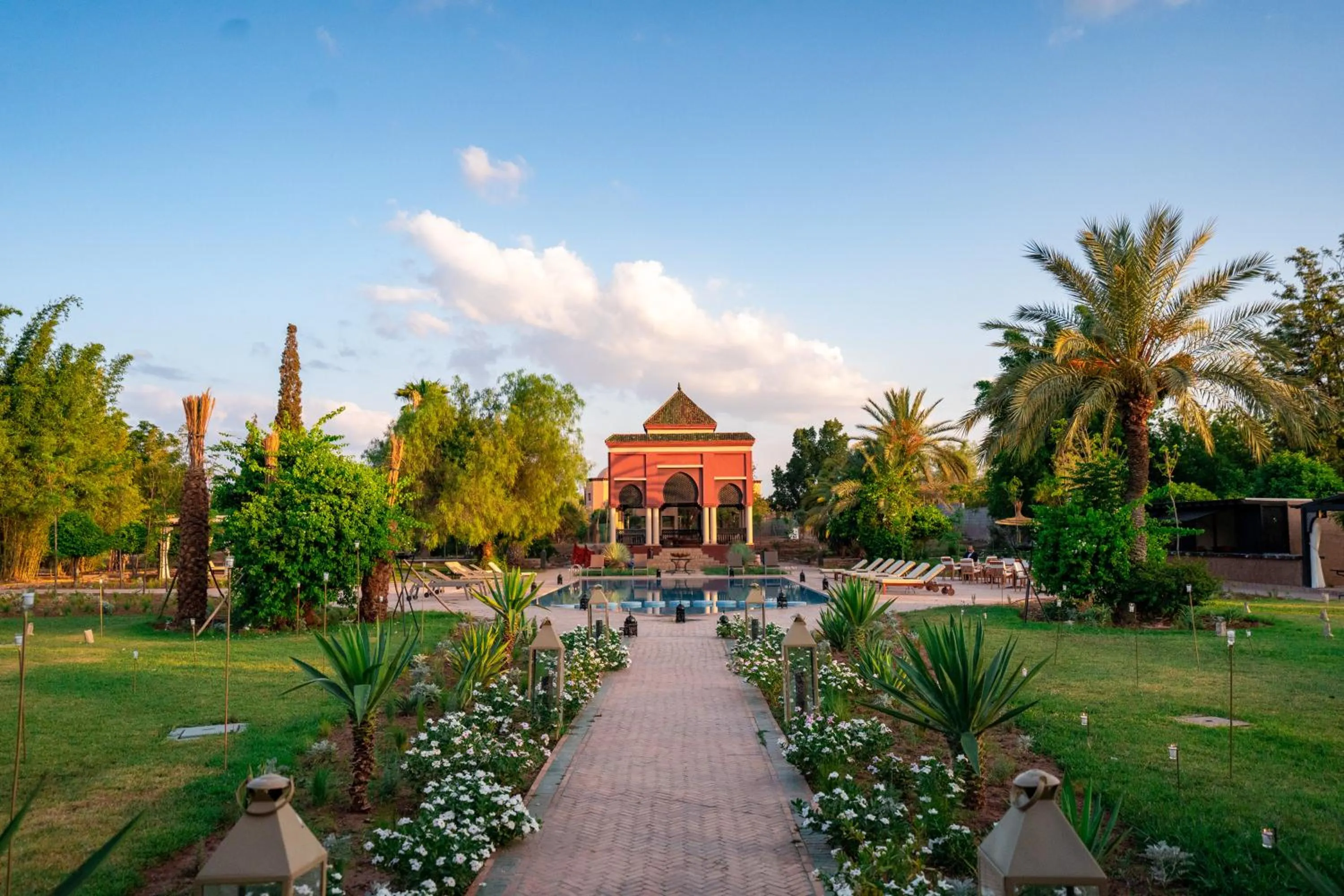 Pool view in Nomadz Palace