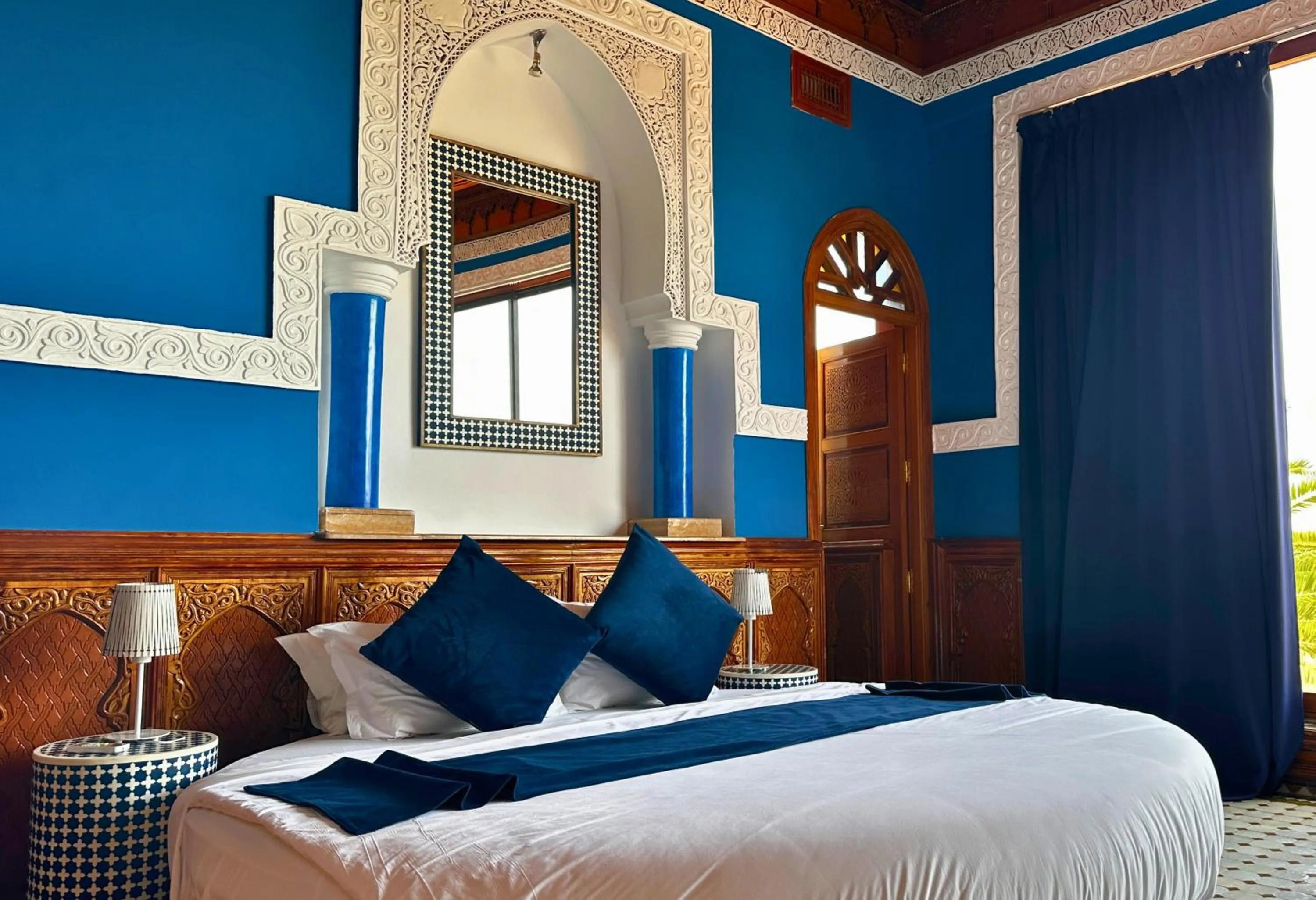 Bedroom, Bed in Nomadz Palace