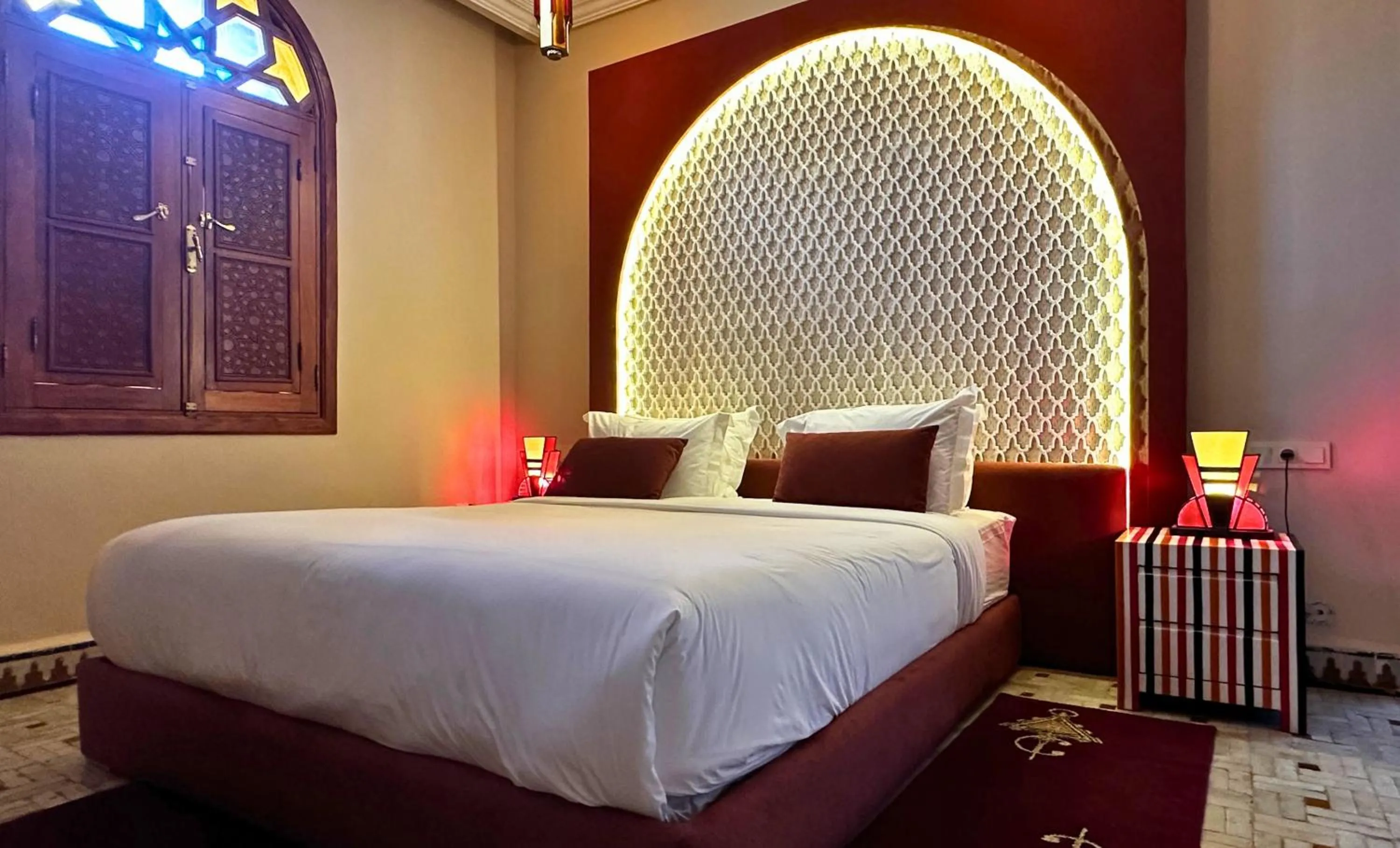 Bedroom, Bed in Nomadz Palace