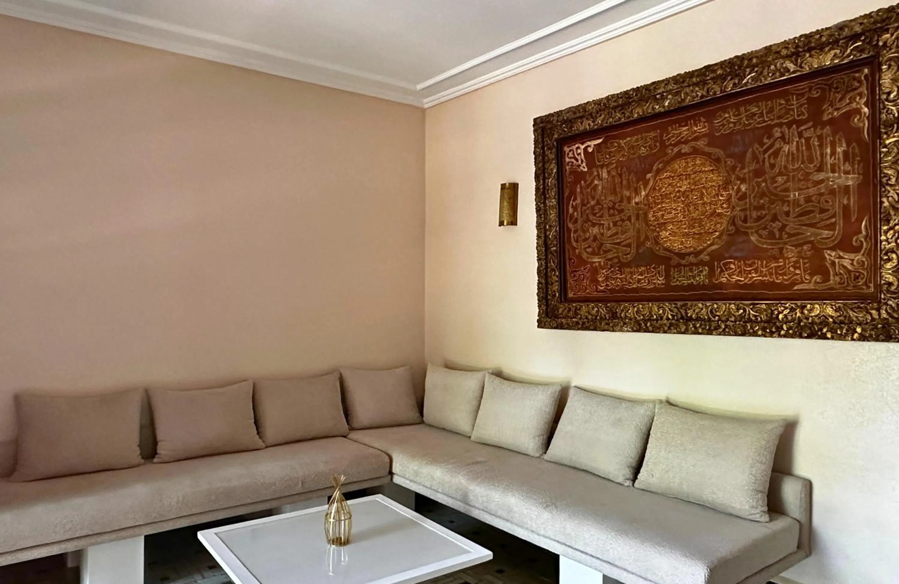 Seating area in Nomadz Palace