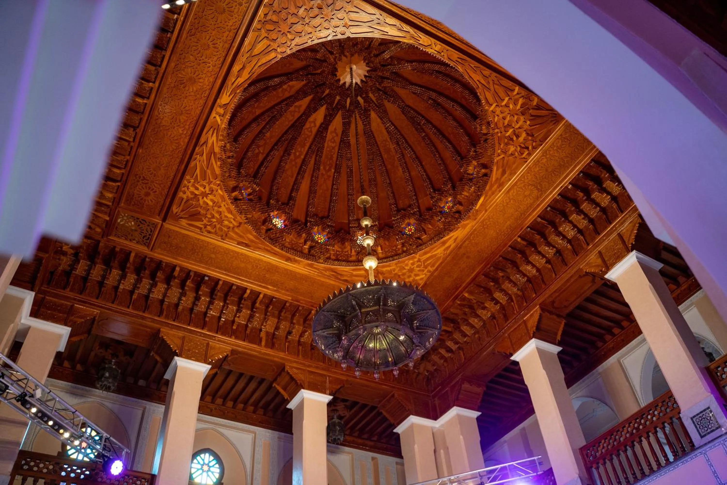 Decorative detail in Nomadz Palace