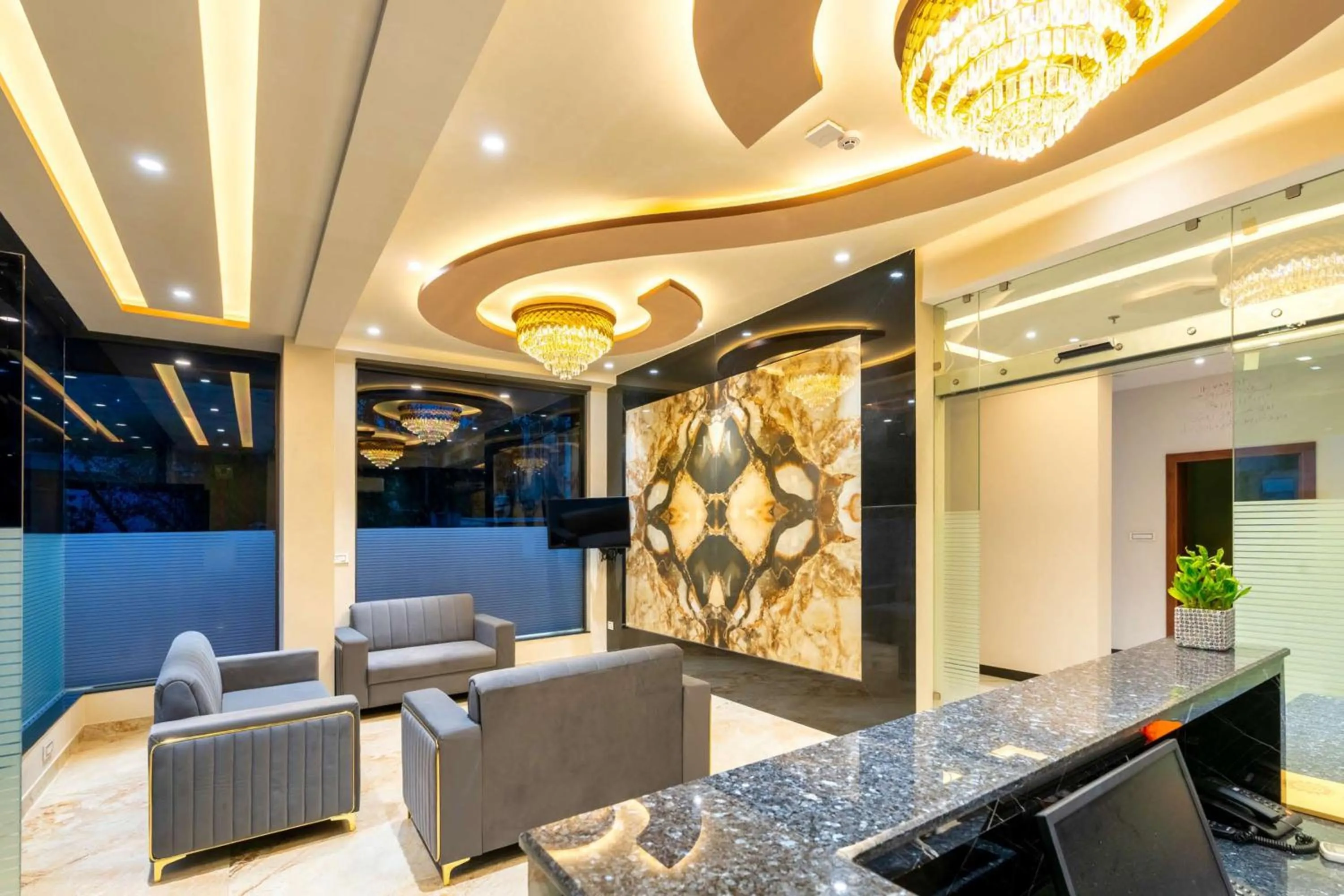 Lobby or reception in The Grand Fateh