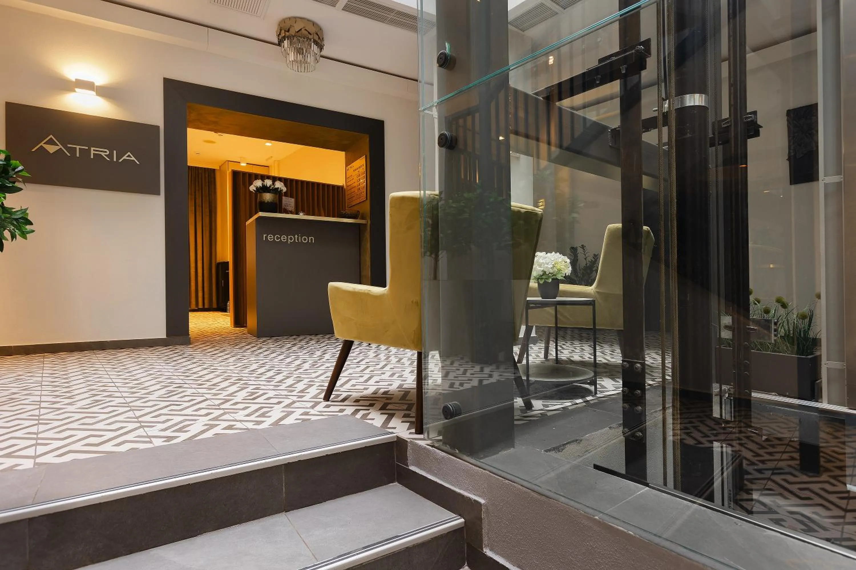 Lobby or reception in Hotel Atria