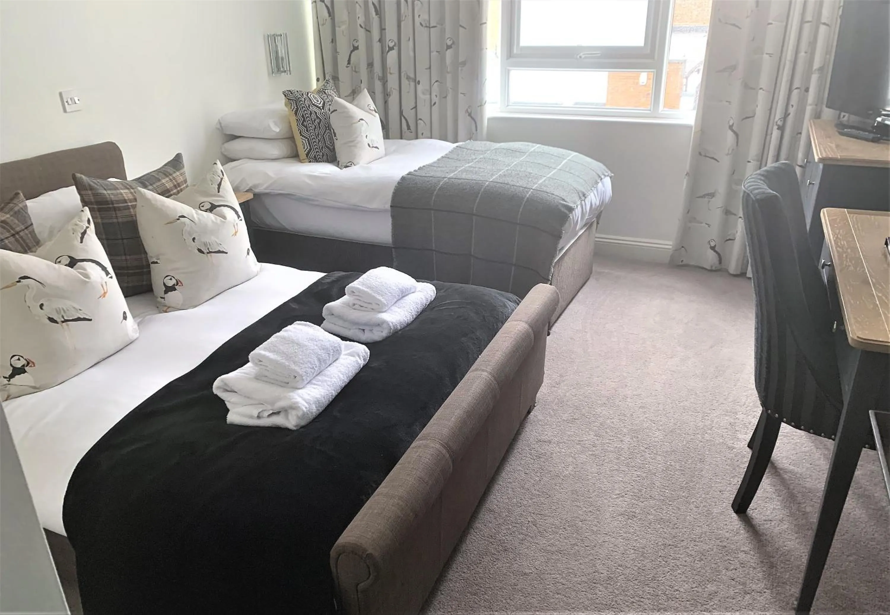 Bed in Hotel Wroxham