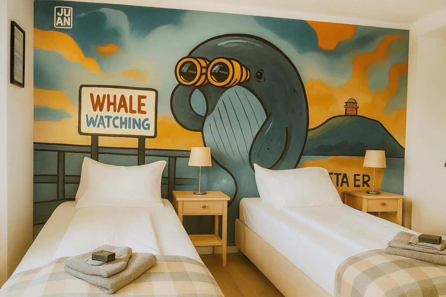 Twin Room with Private Bathroom in The Stykkishólmur Inn by Ourhotels