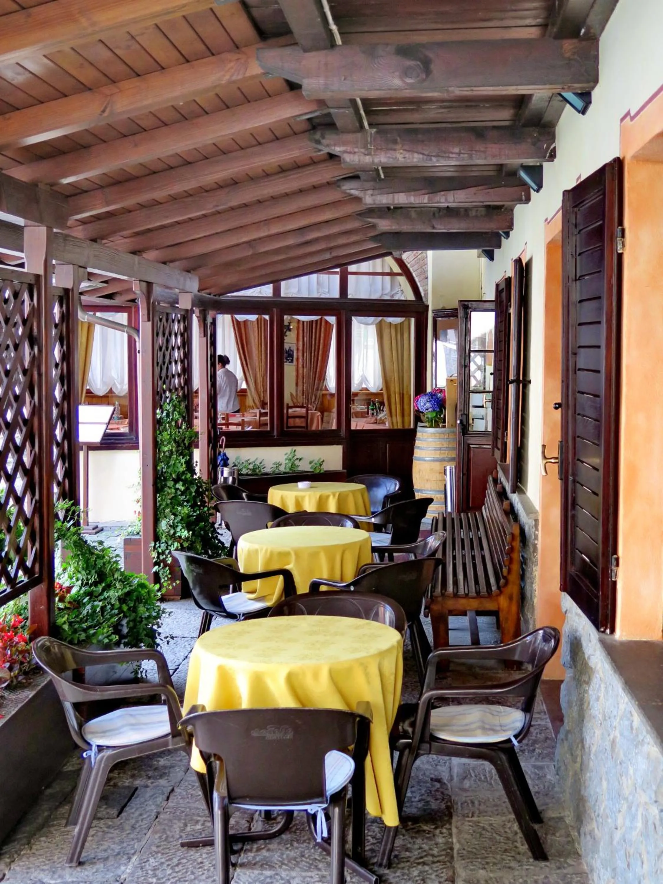 Patio in Albergo Miniere