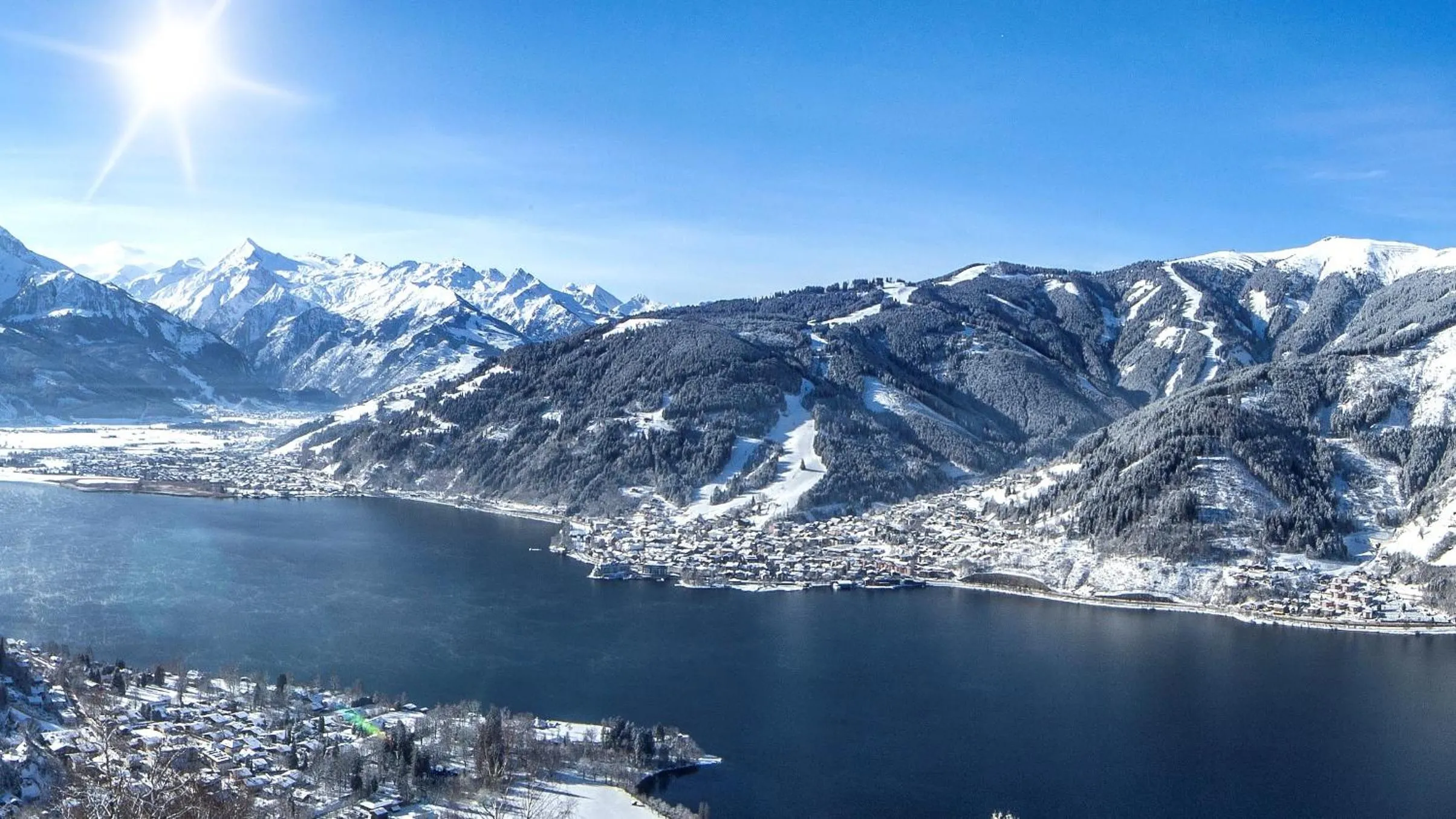 Skiing in Lake and Mountain View