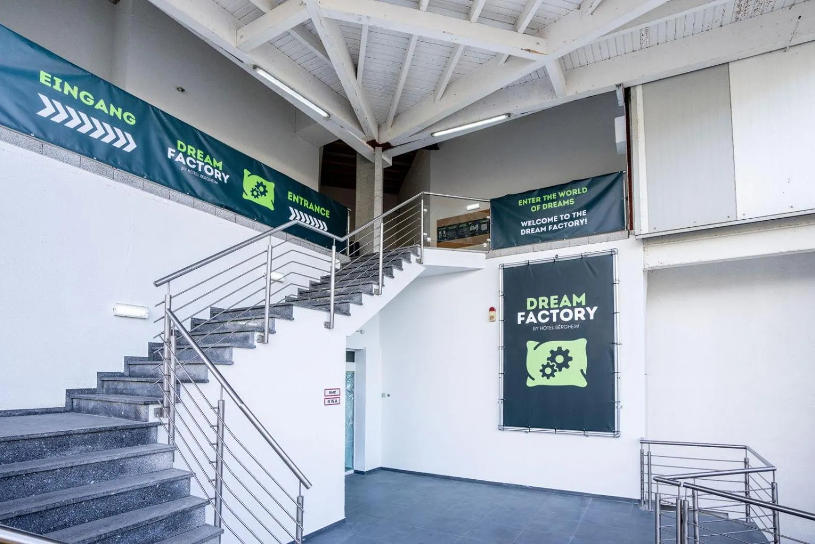 Property building in Dream Factory by Hotel Bergheim