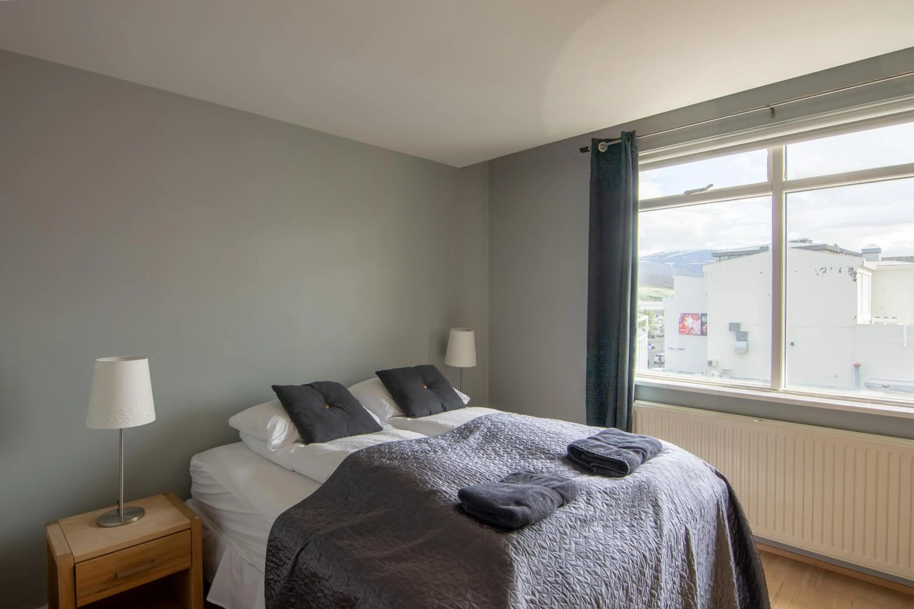 Bedroom, Bed in Acco Town Square Apartments