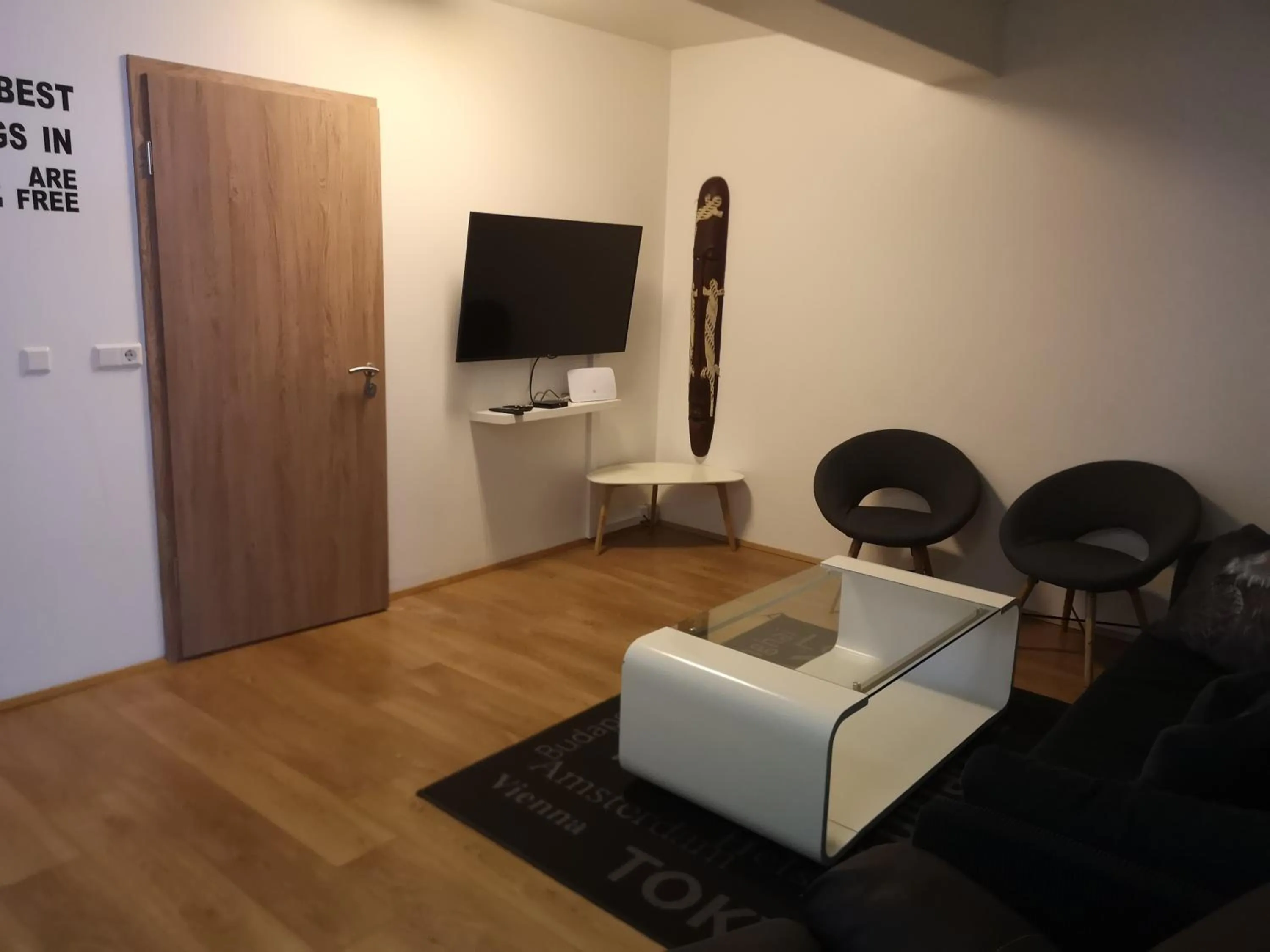 Living room in Acco Town Square Apartments