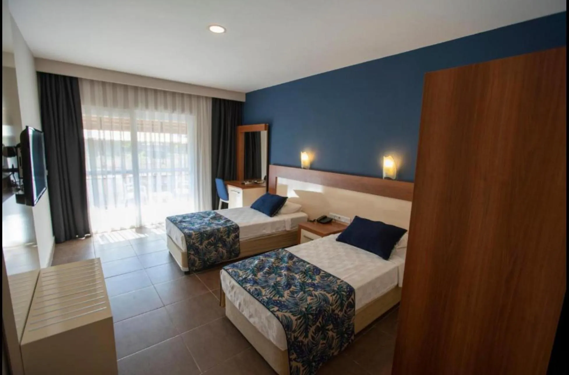 Bed in MIR'AMOR GARDEN Resort Hotel-ALL INCLUSIVE