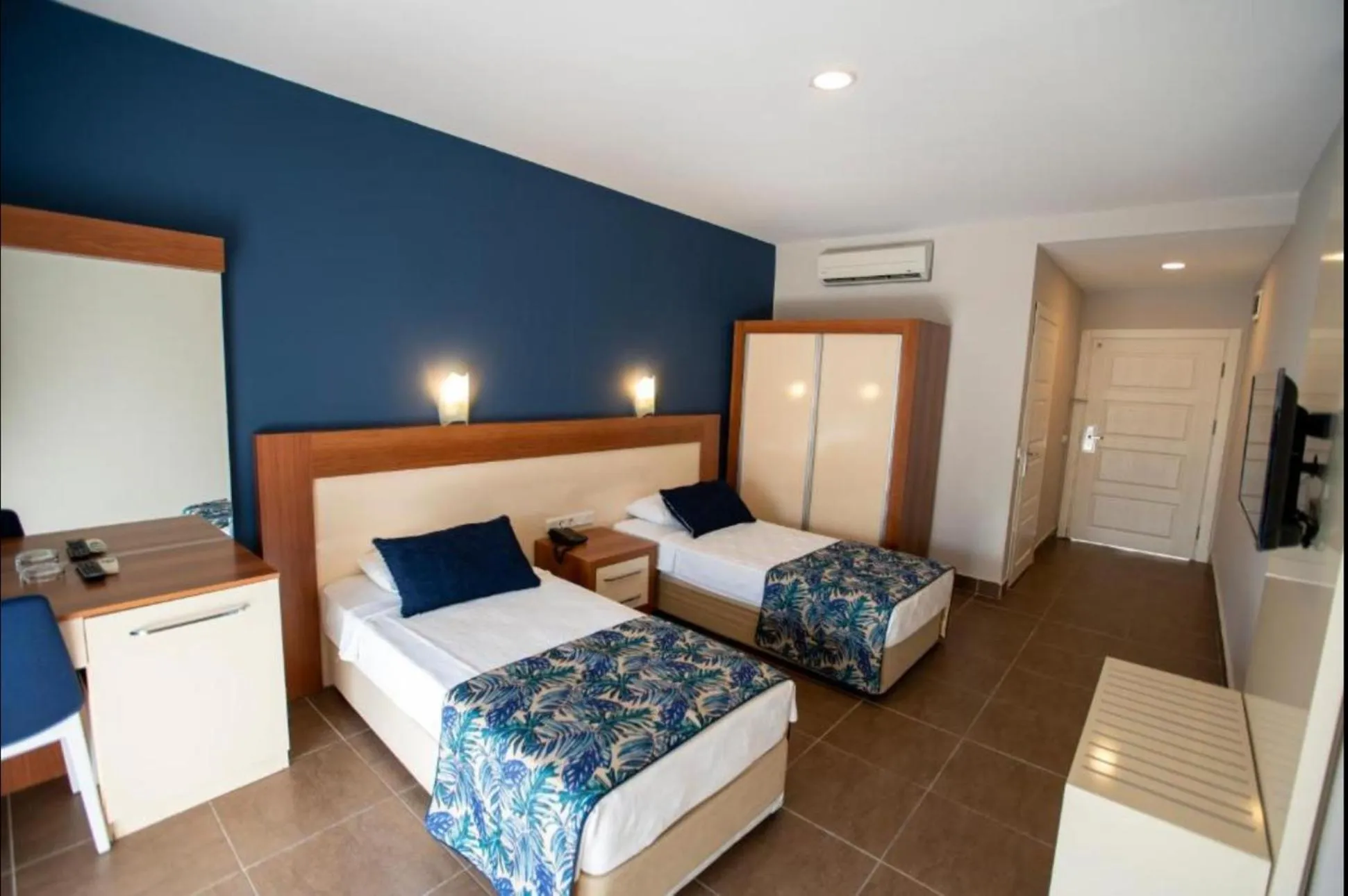 Bed in MIR'AMOR GARDEN Resort Hotel-ALL INCLUSIVE