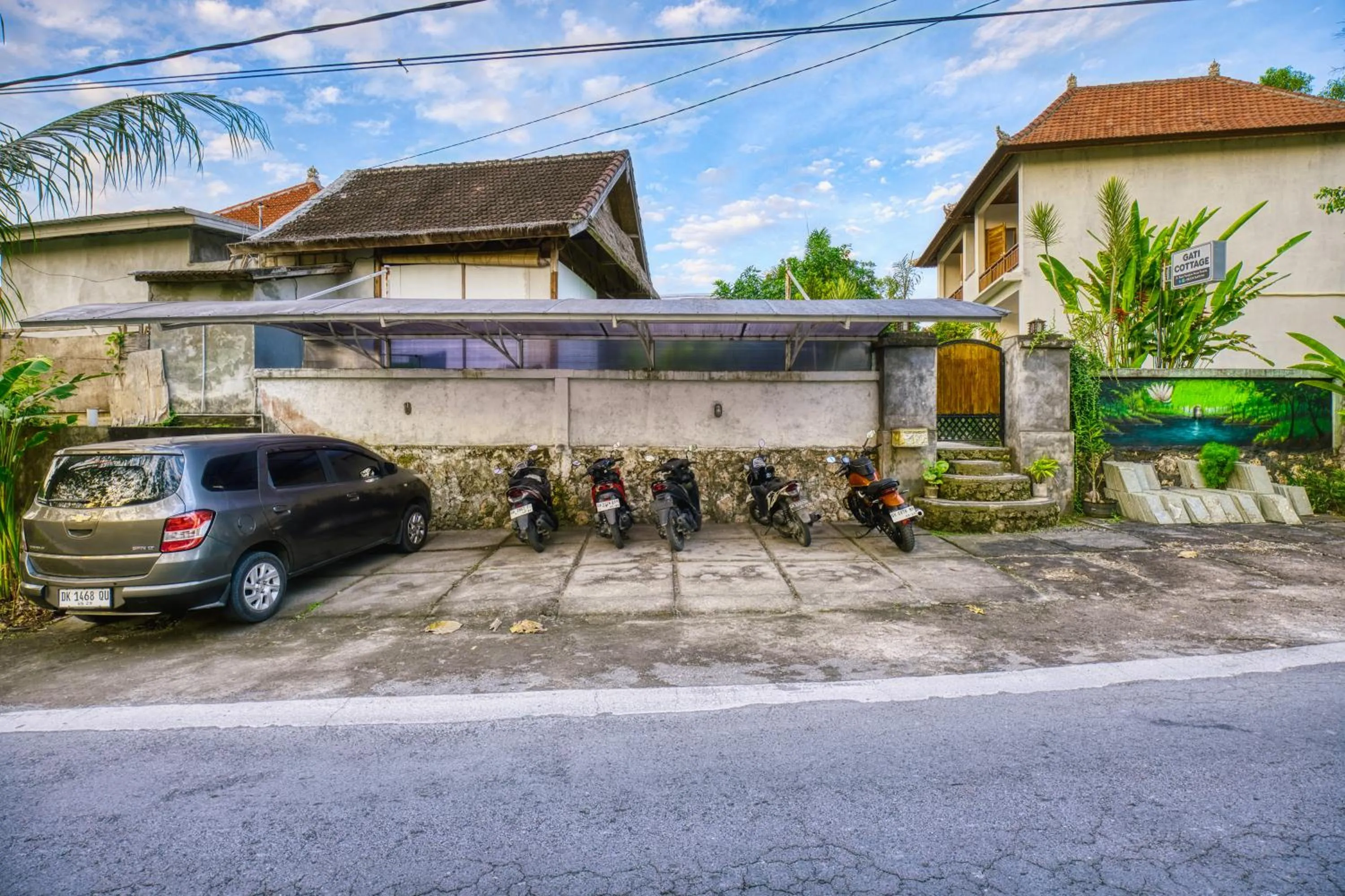 Parking in Gati Cottage