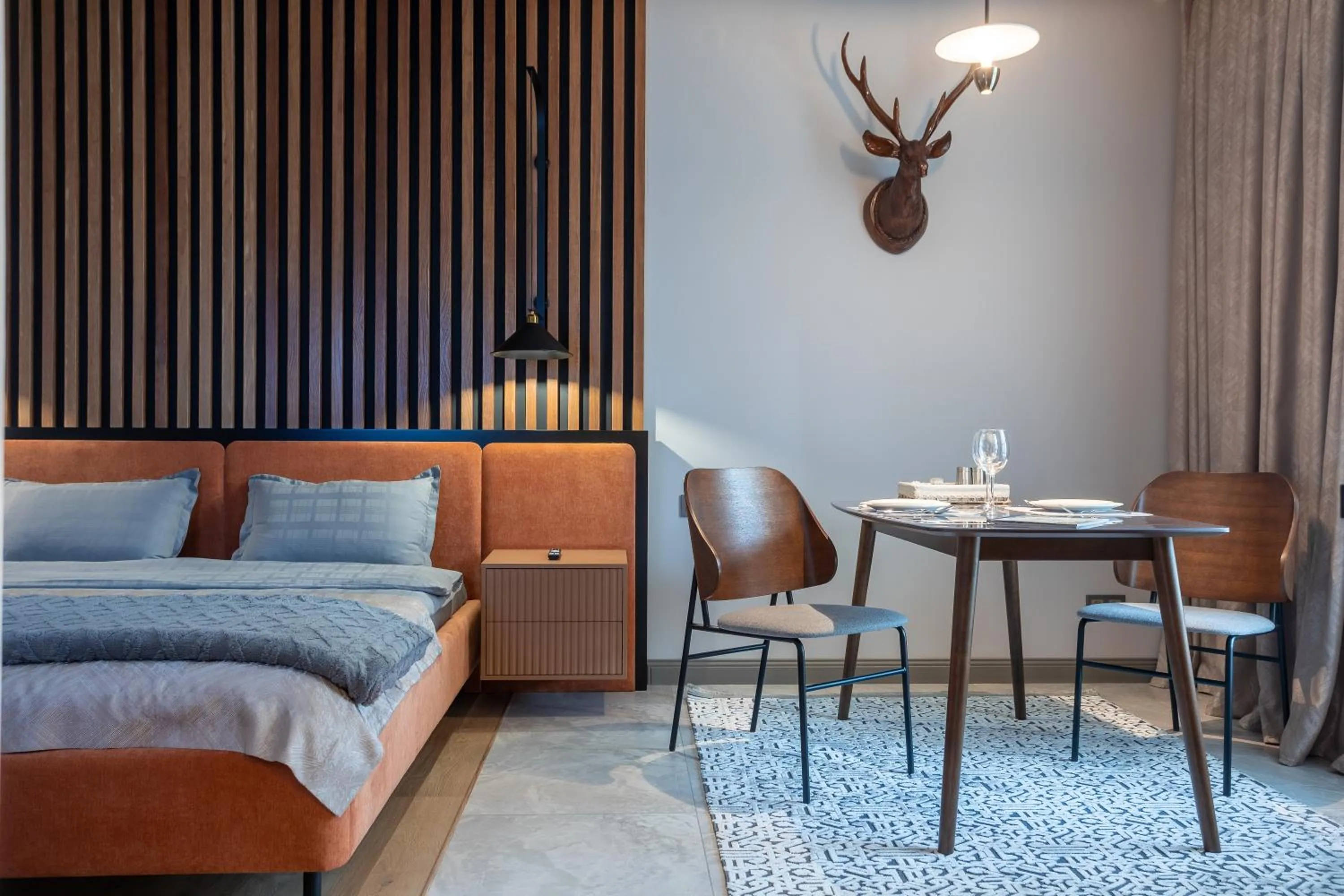 Bed in Apart Hotel Colibri