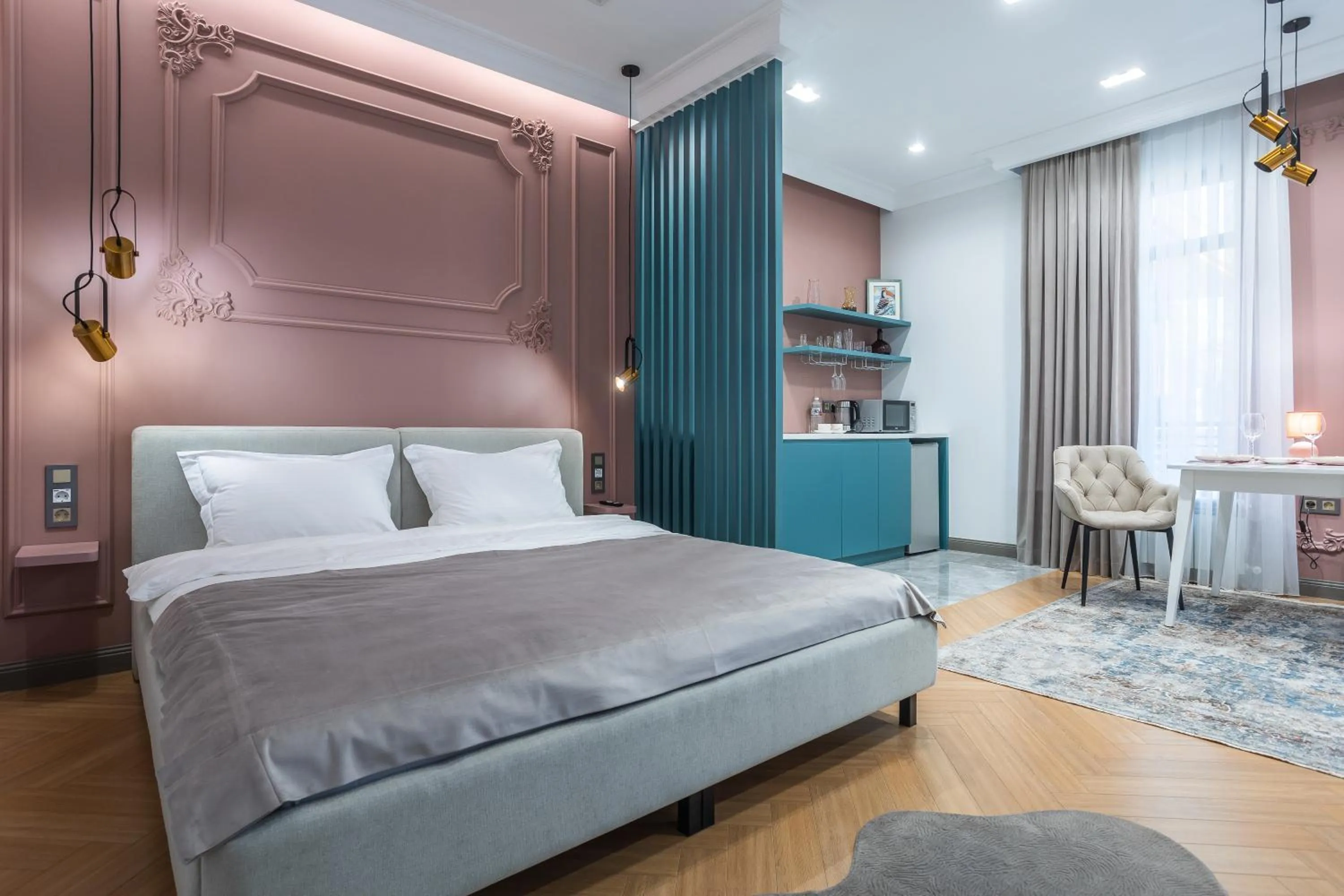 Bed in Apart Hotel Colibri