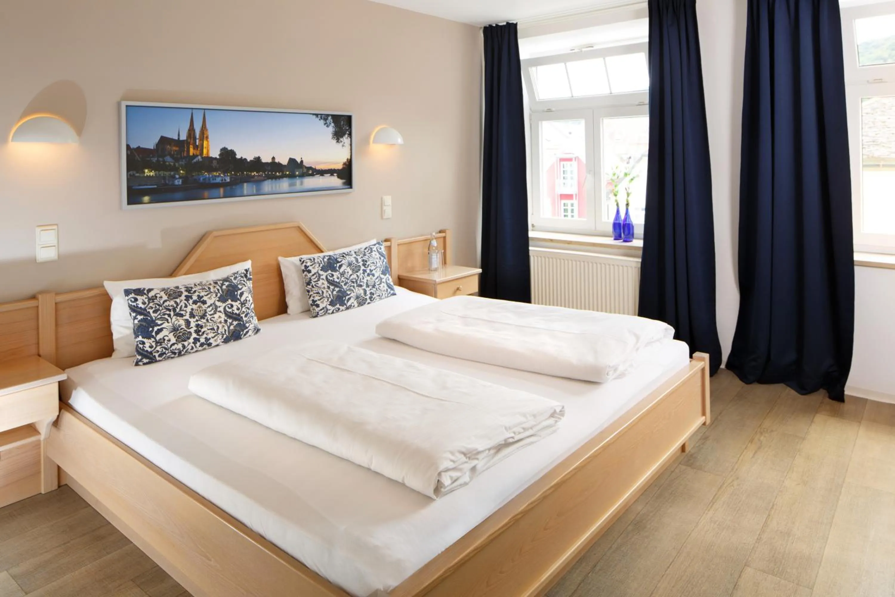 Day, Bed in Gasthaus Schwan