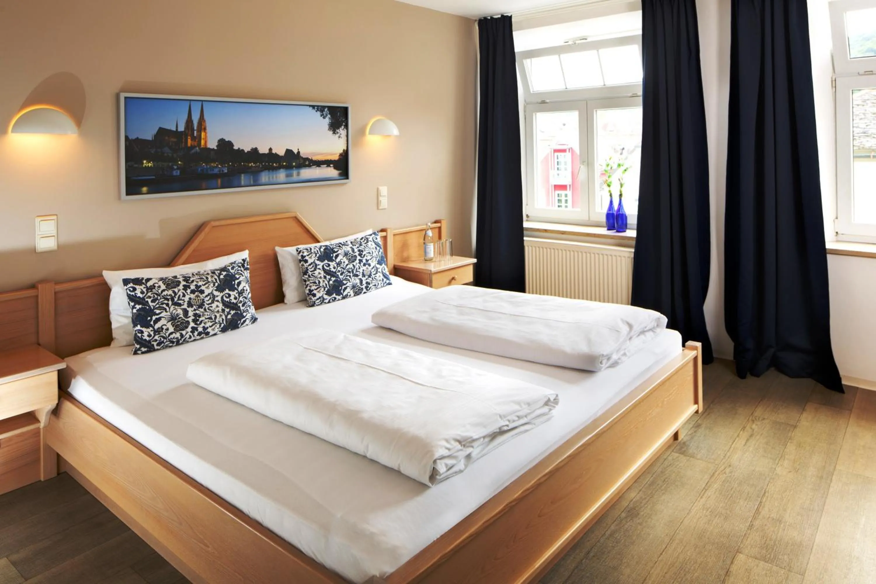 Day, Bed in Gasthaus Schwan