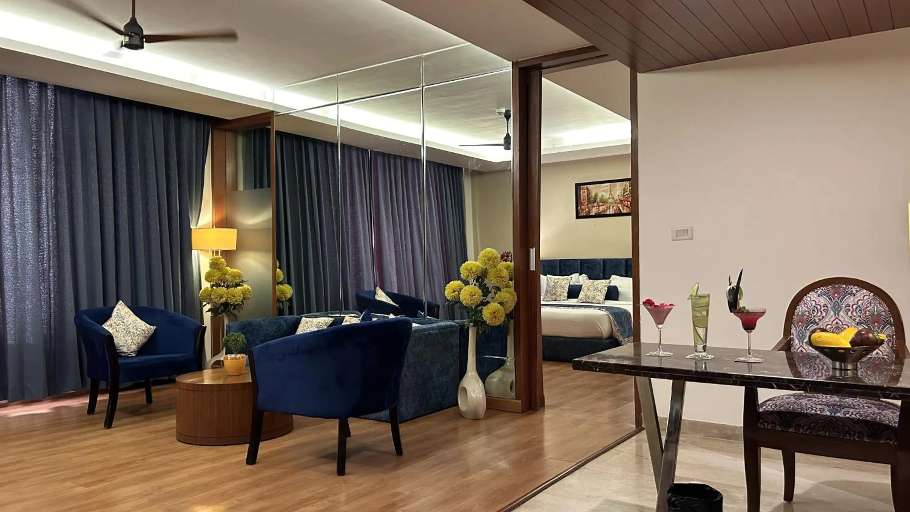 Living room, Bed in The Conway