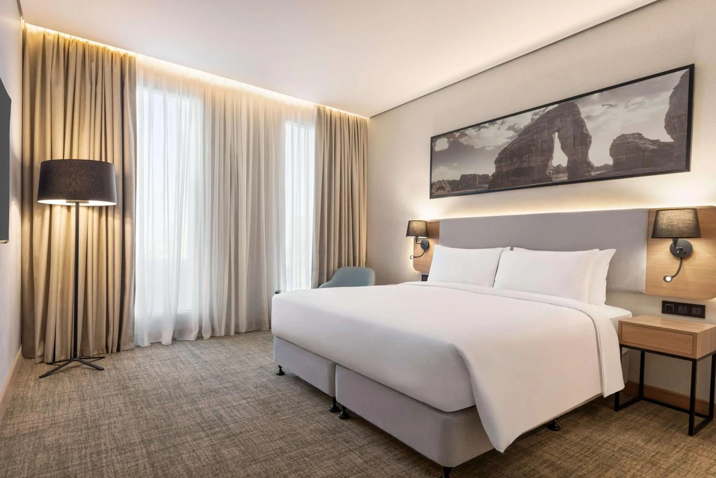 Photo of the whole room, Bed in Radisson Hotel & Residence Riyadh Olaya