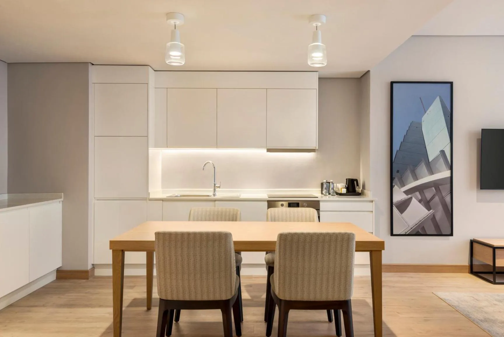 Kitchen or kitchenette in Radisson Hotel & Residence Riyadh Olaya