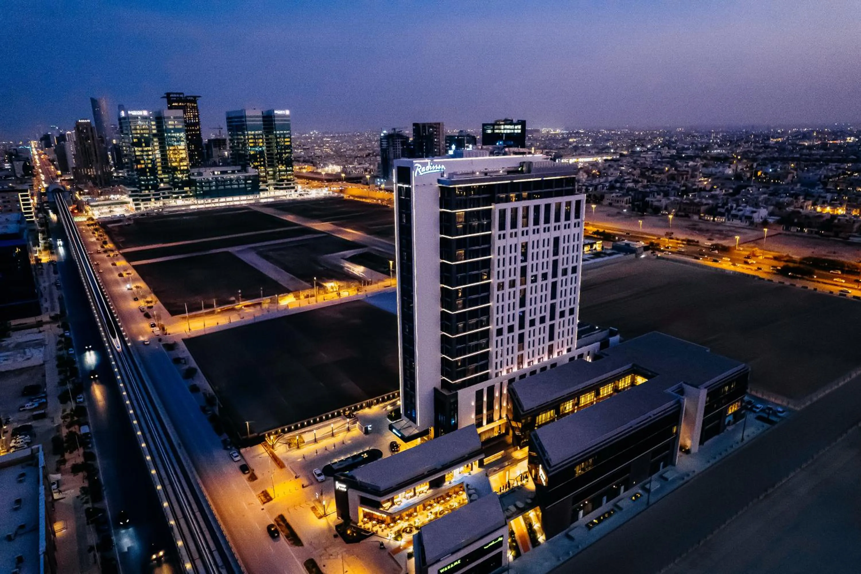 Property building in Radisson Hotel & Residence Riyadh Olaya