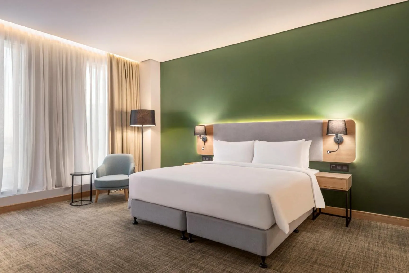 Bedroom, Bed in Radisson Hotel & Residence Riyadh Olaya