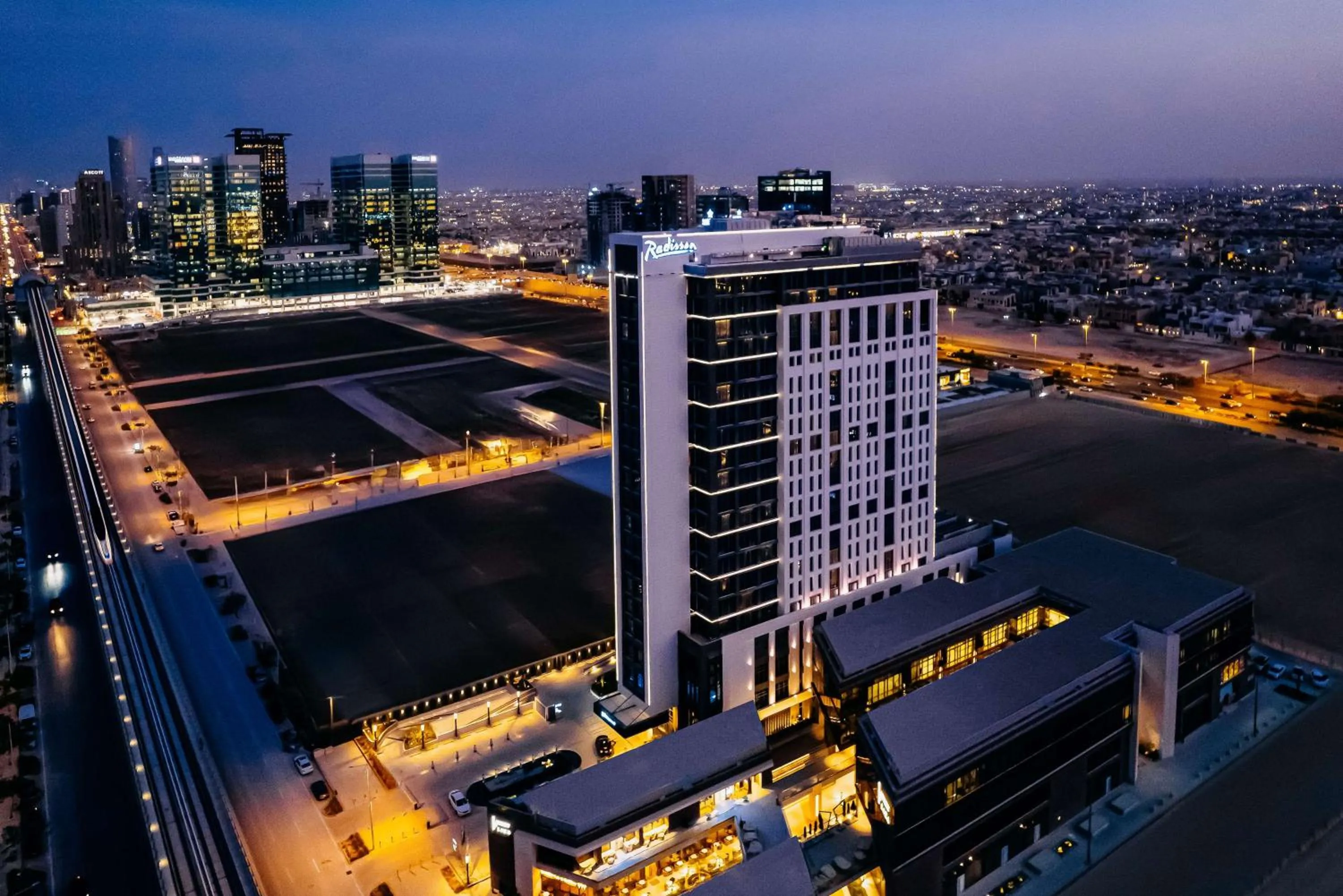 Property building in Radisson Hotel & Residence Riyadh Olaya