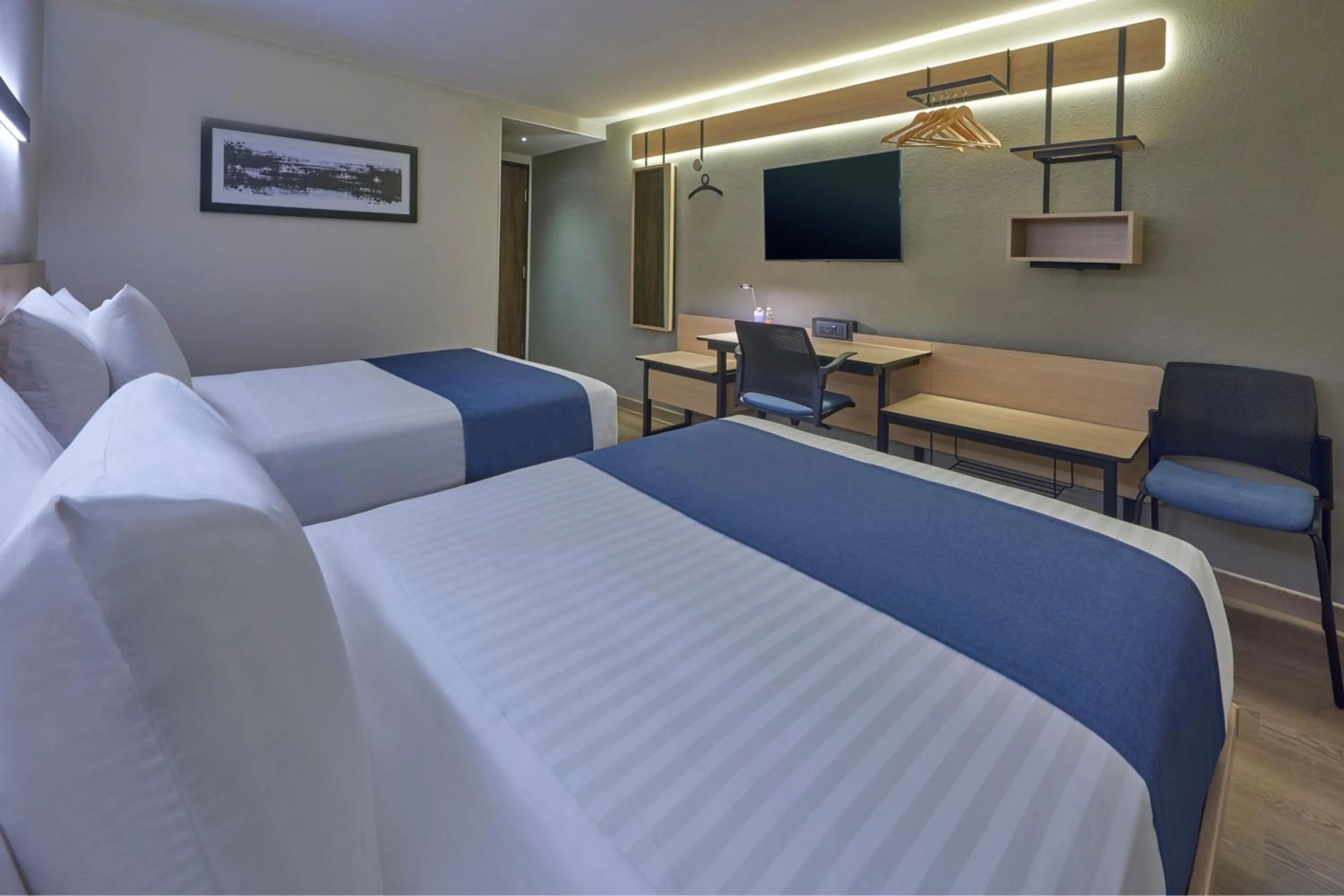 Bedroom, Bed in City Express by Marriott Cancun Aeropuerto