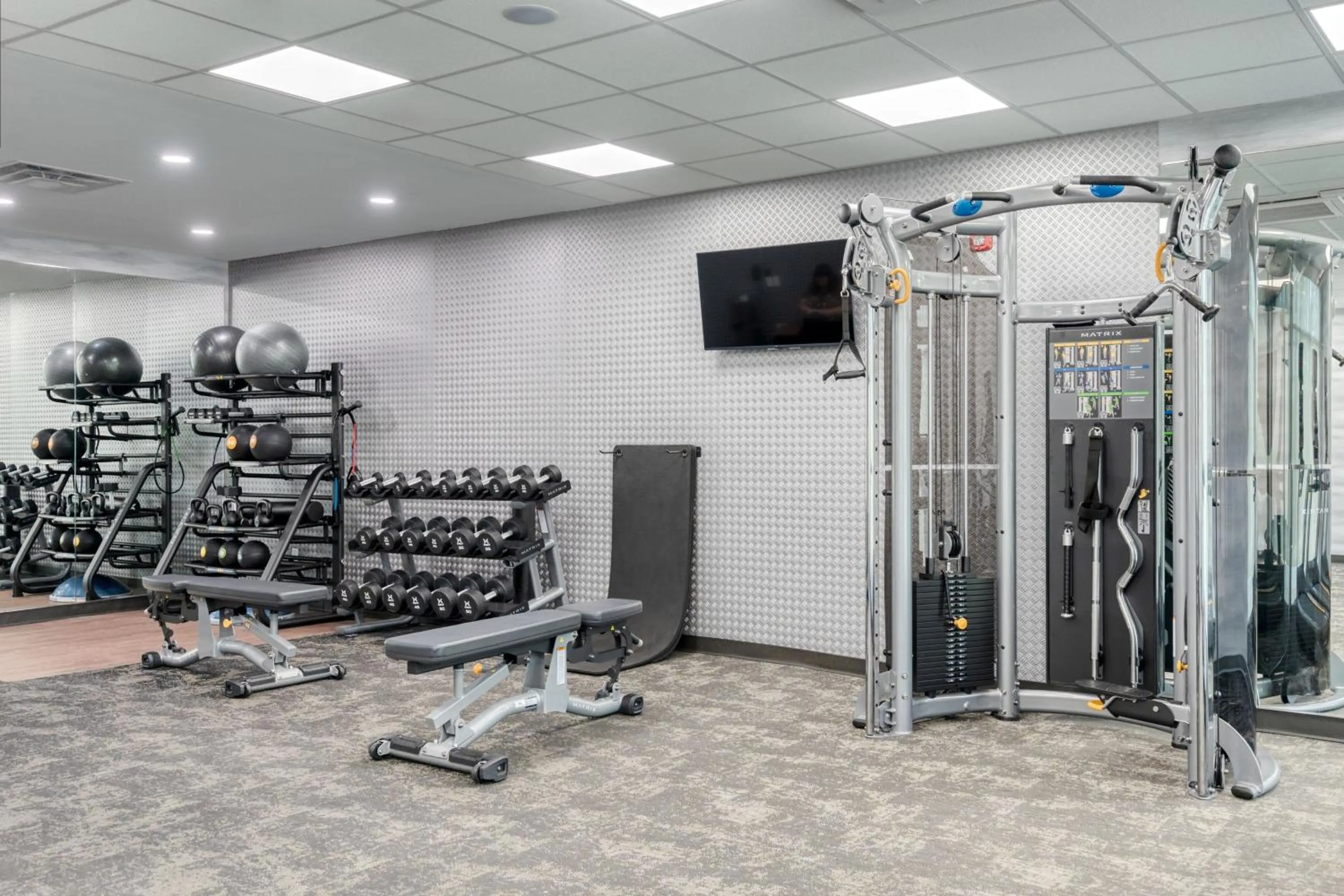 Fitness centre/facilities in Fairfield by Marriott Inn & Suites Whitestown Indianapolis NW