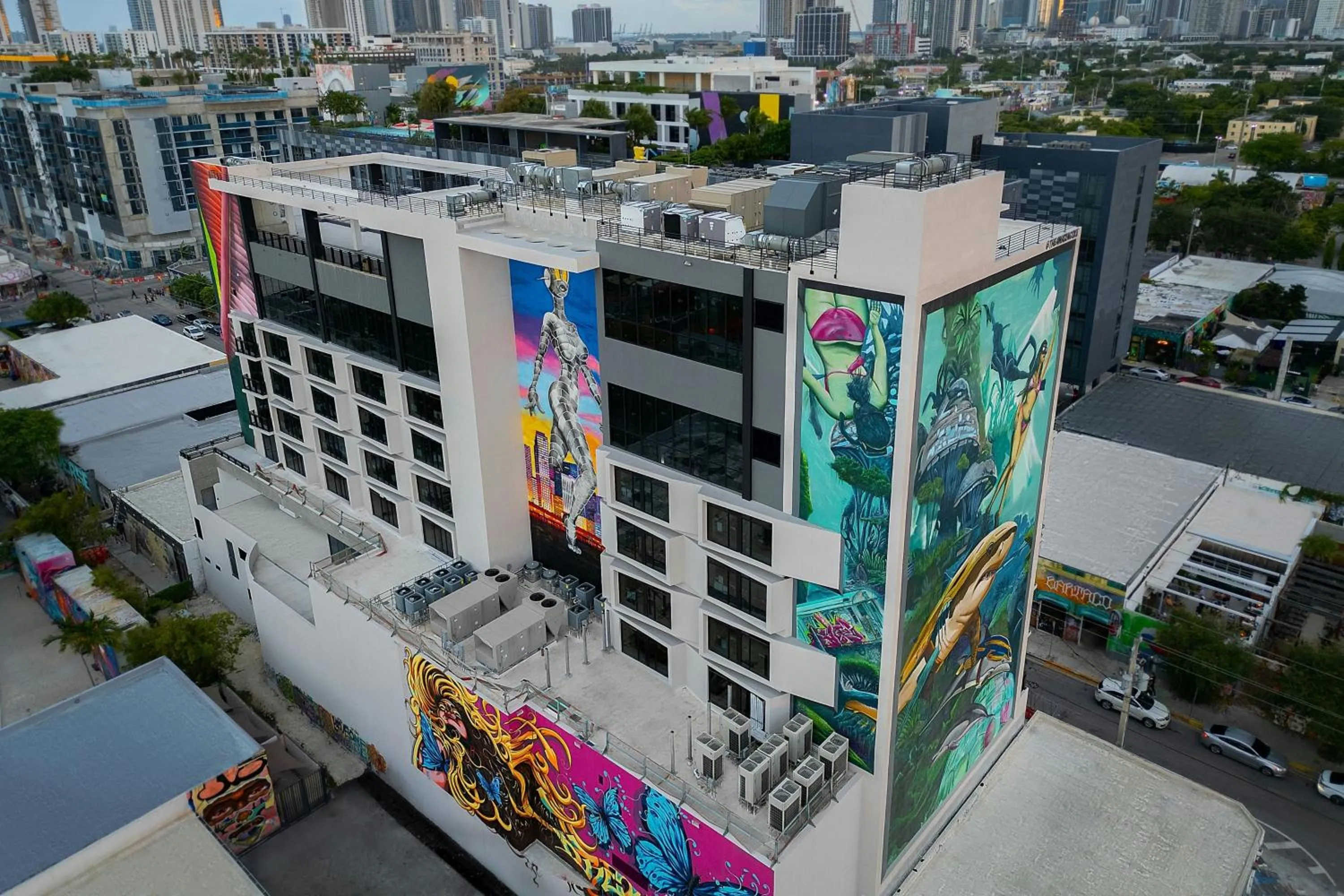 Property building in Moxy Miami Wynwood