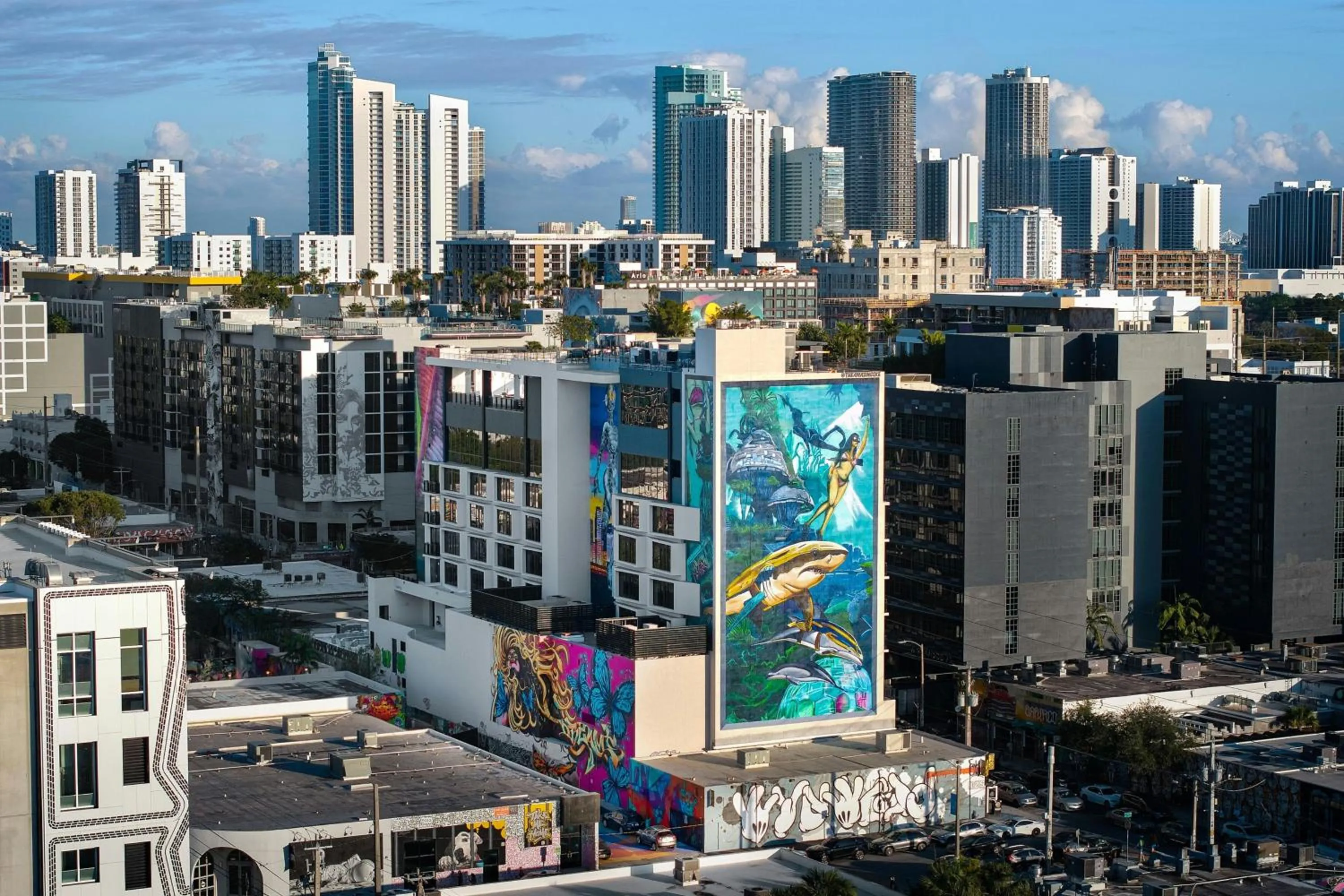 Property building in Moxy Miami Wynwood