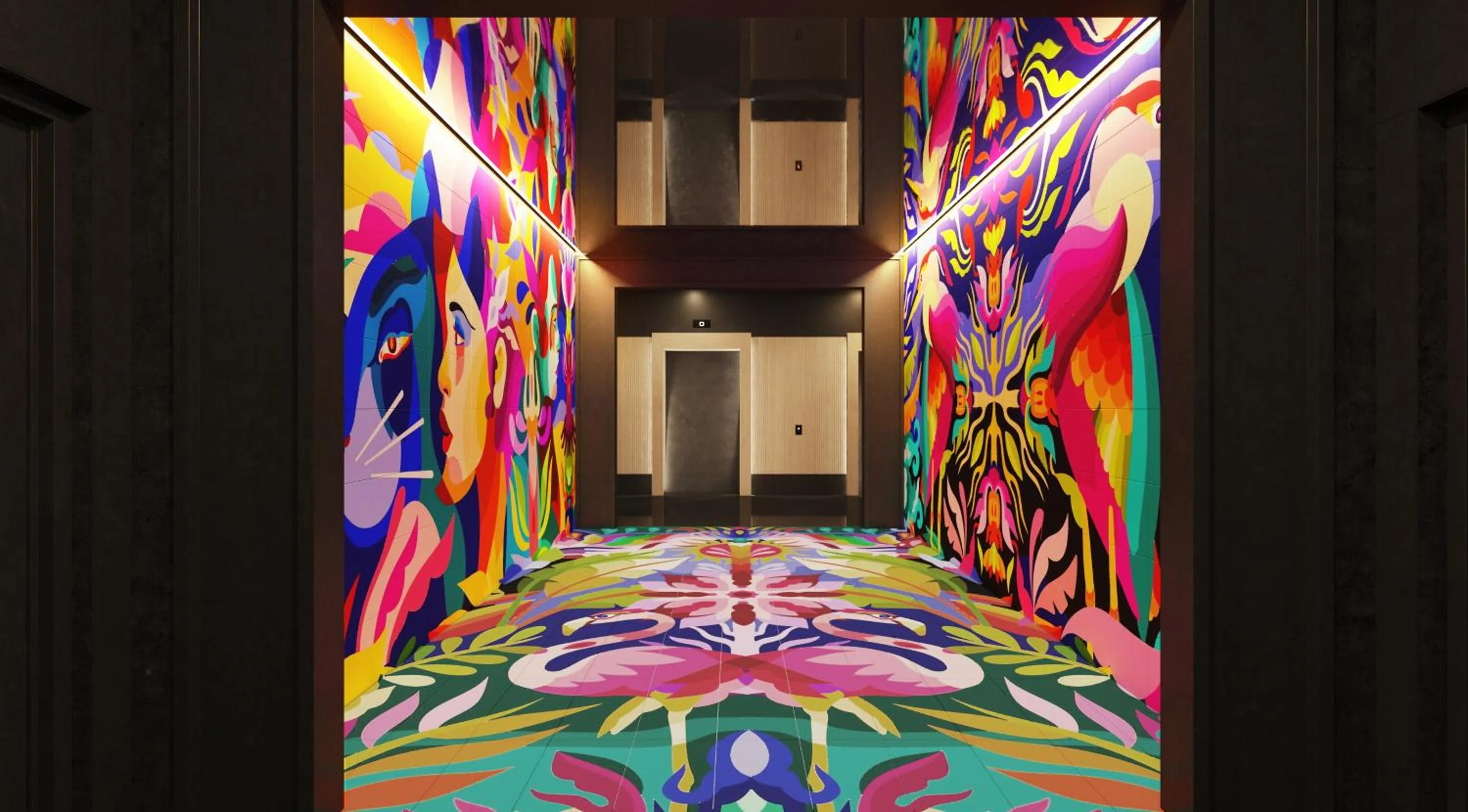 Facade/entrance in Moxy Miami Wynwood