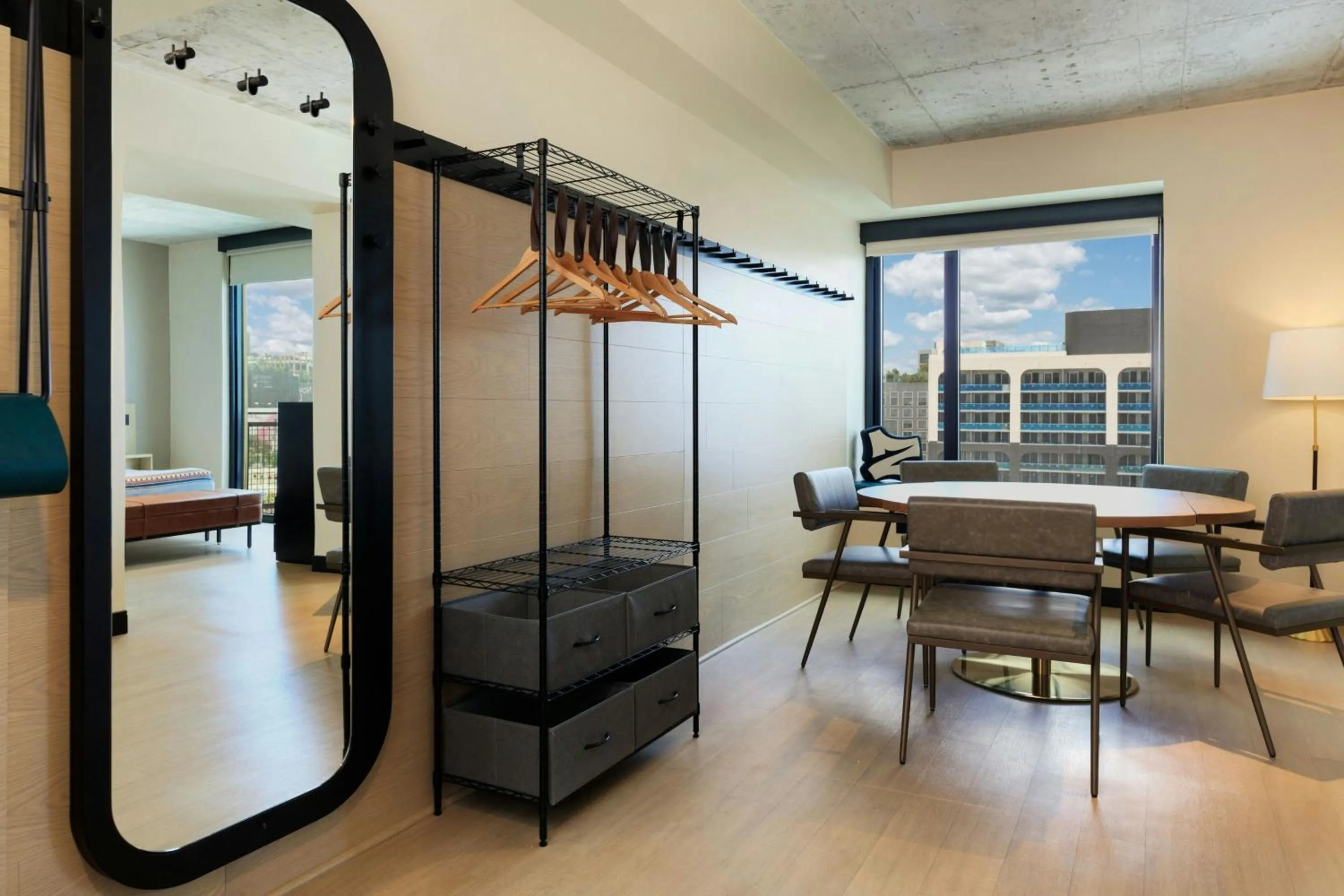 Living room in Moxy Miami Wynwood