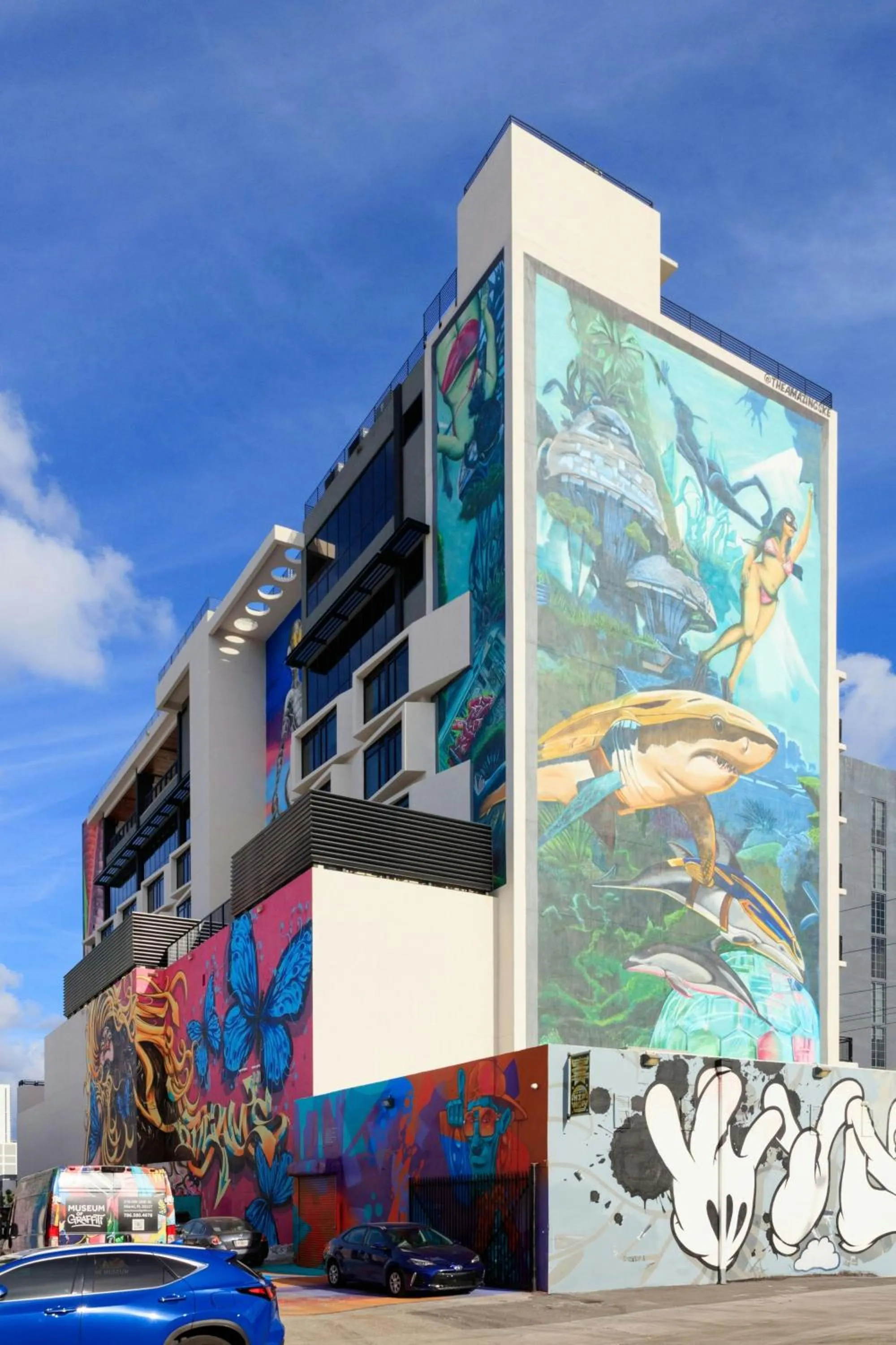 Property building in Moxy Miami Wynwood